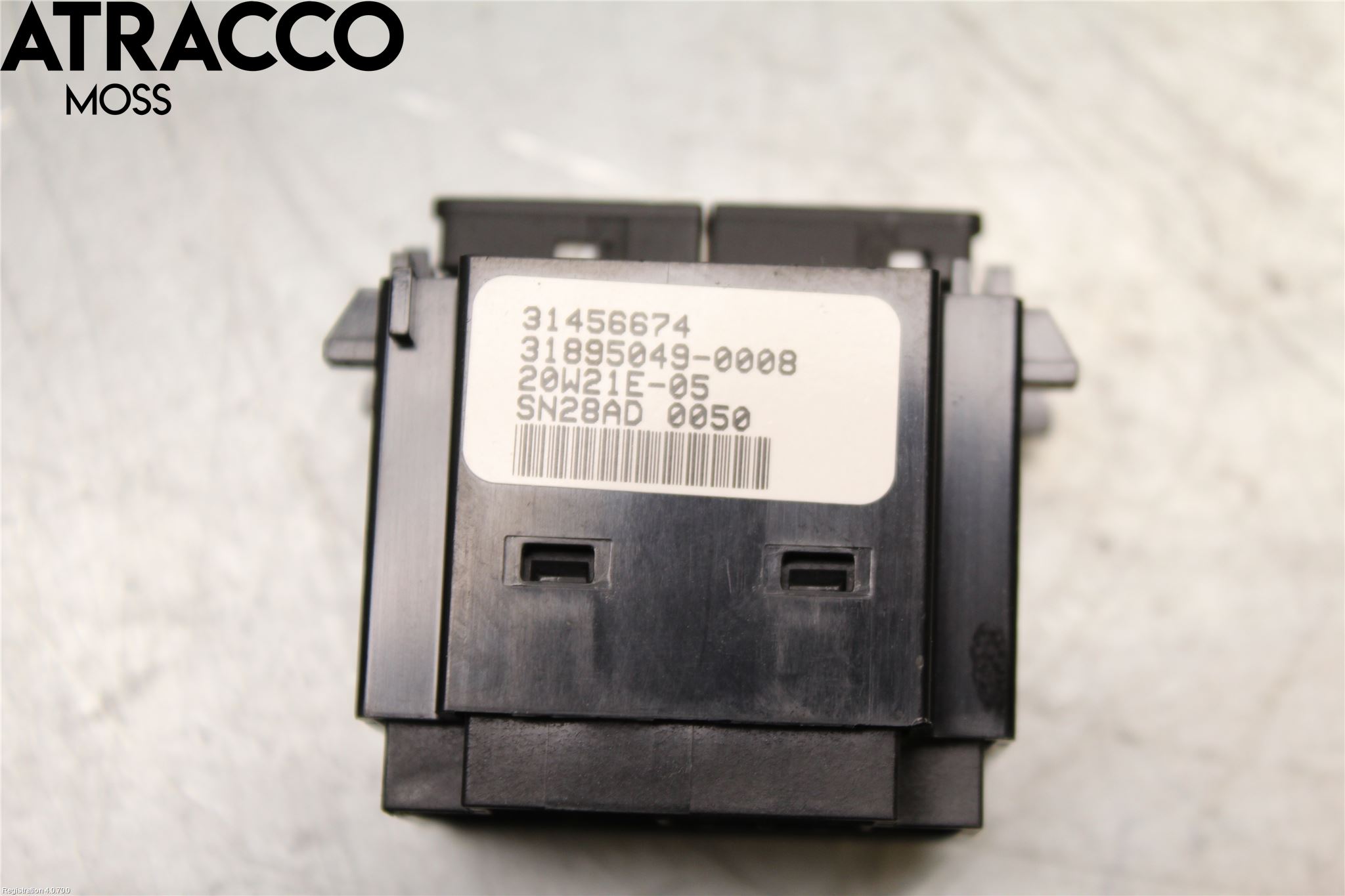 Polestar 2 20- Bryter Varmesete