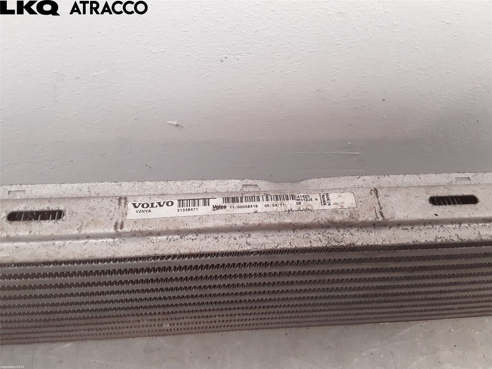 Volvo V60 11-13 Intercooler Radiator