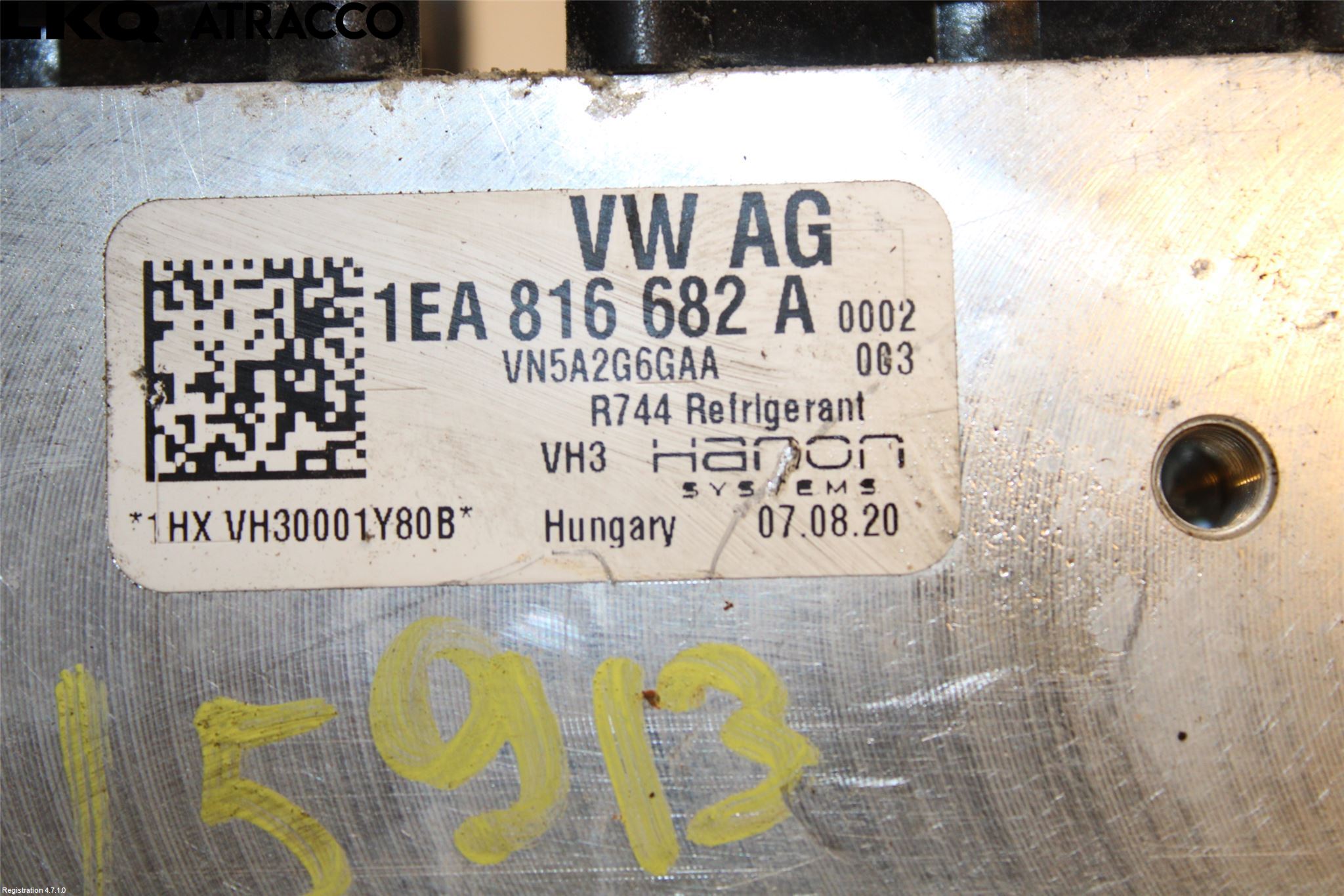 Volkswagen VW ID.3 21- Varme Ac Ekspansjonsventil