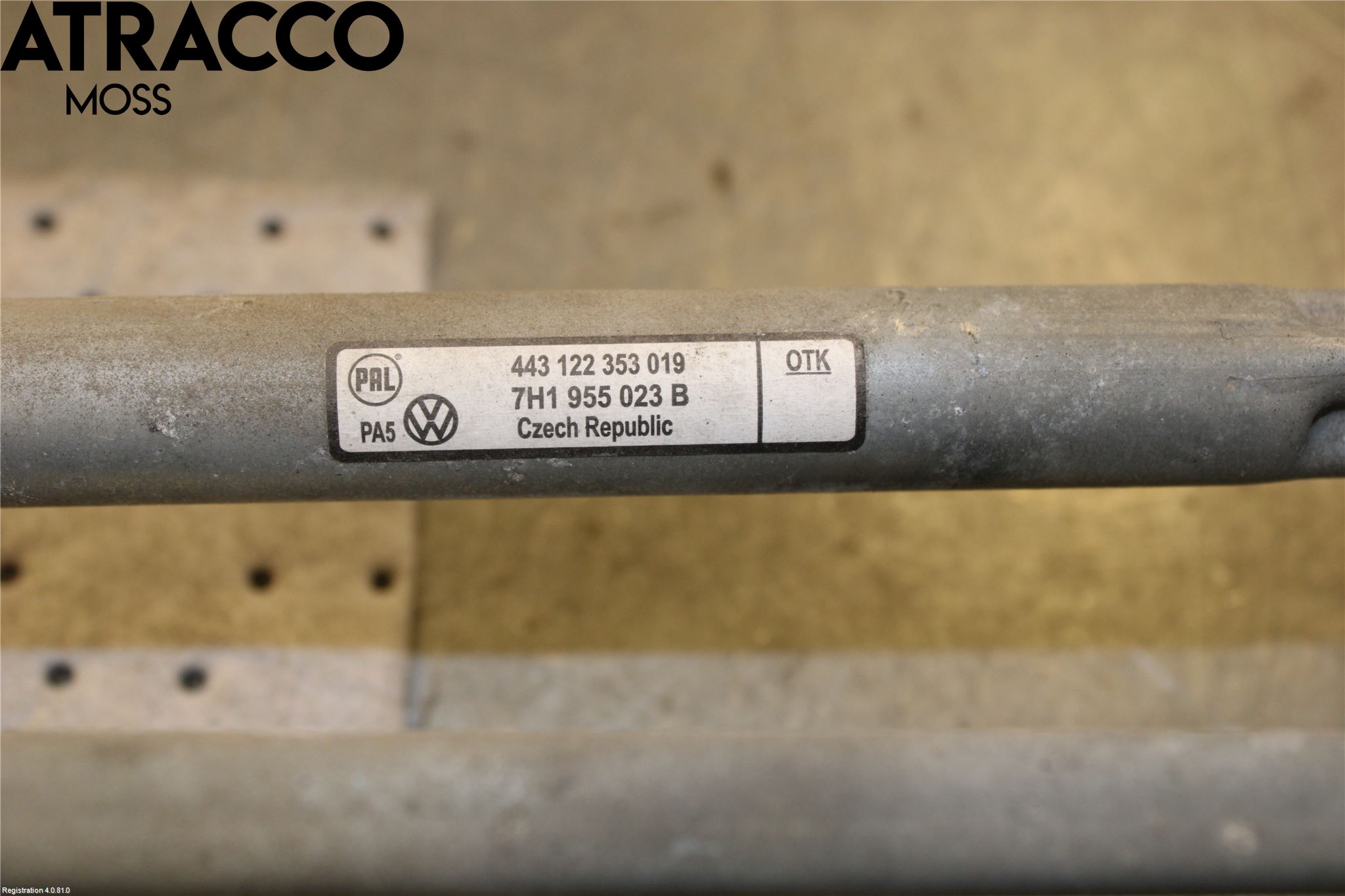 Volkswagen VW TRANSP/CARAVELLE (T5) 04-15 Viskermotor Frontrute