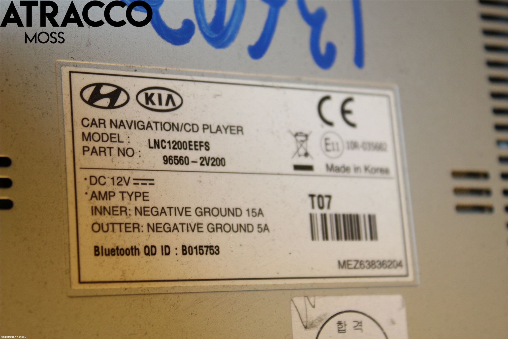 Hyundai VELOSTER 12-17 Stereo Radio