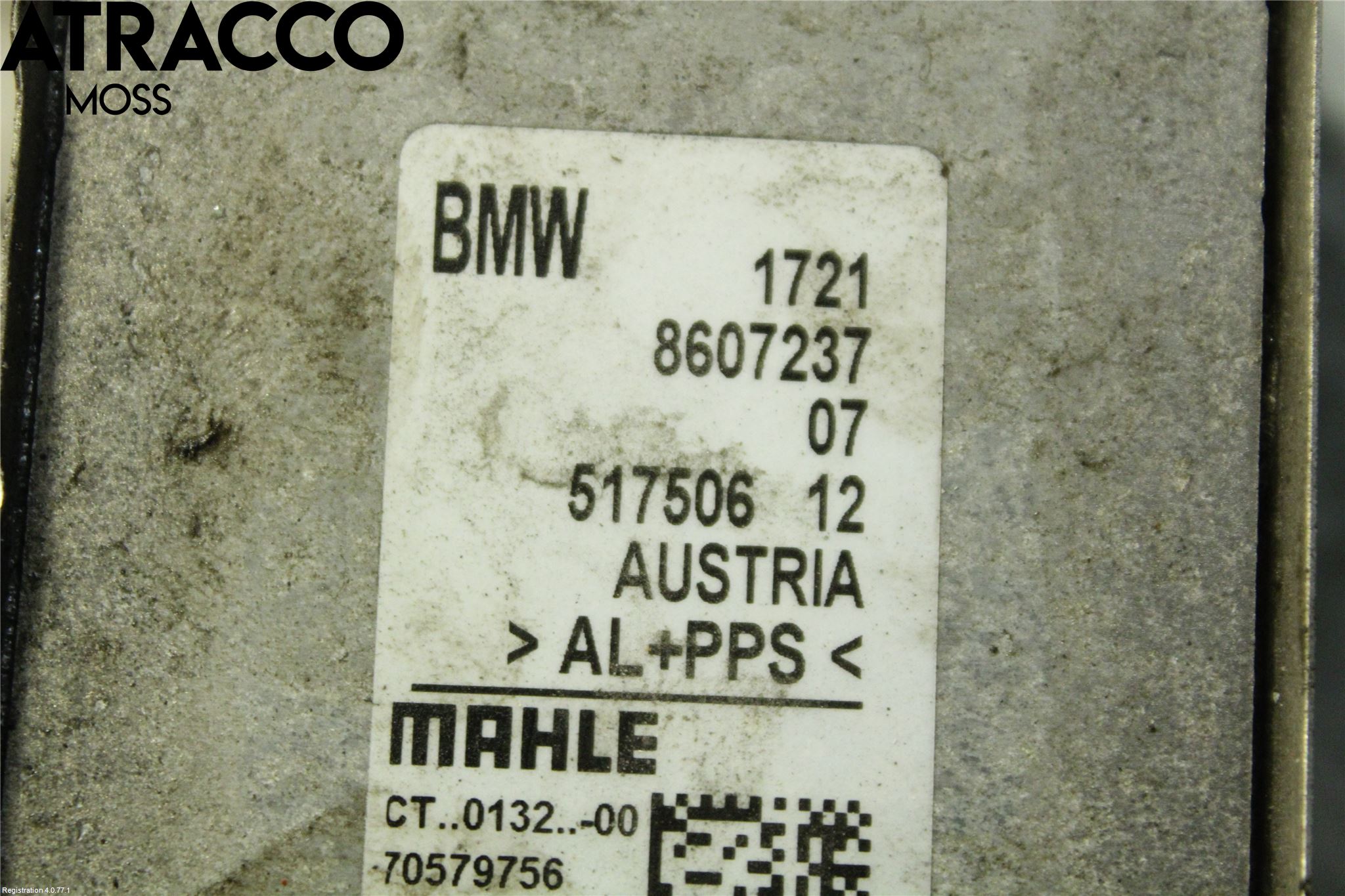 BMW 3 F30/F31/F80 12-19 Radiator Oljekjøler Automatgea