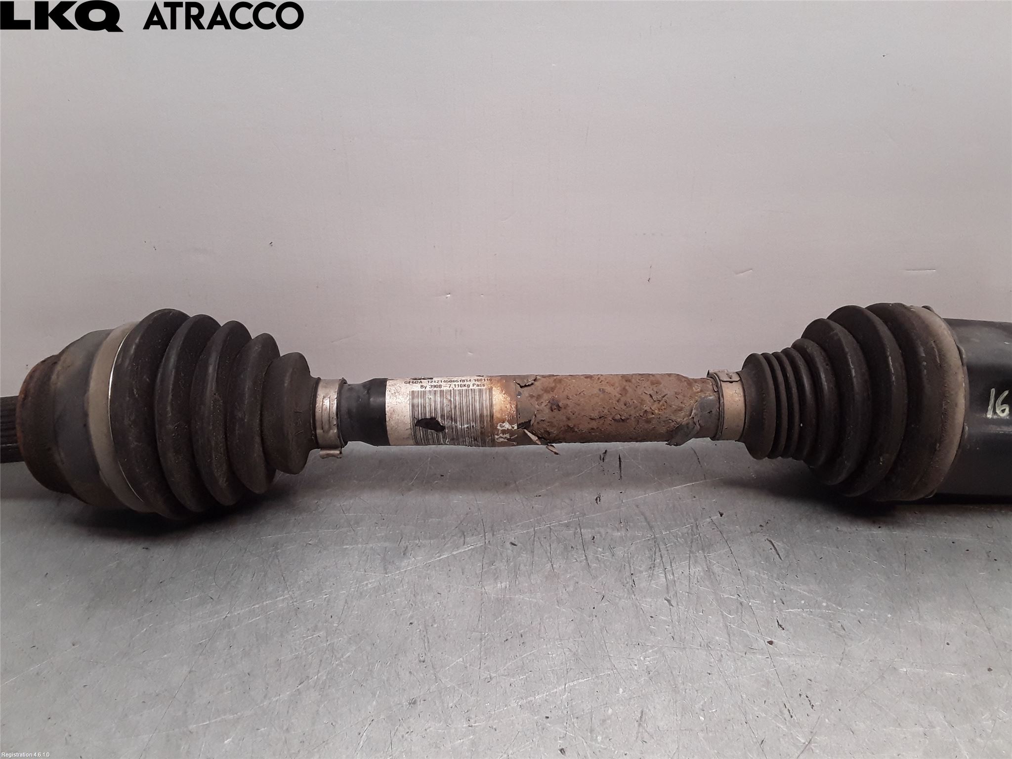 Landrover RANGE ROVER SPORT (L320) 10-13 Drivaksel Foran Kompl Venstre