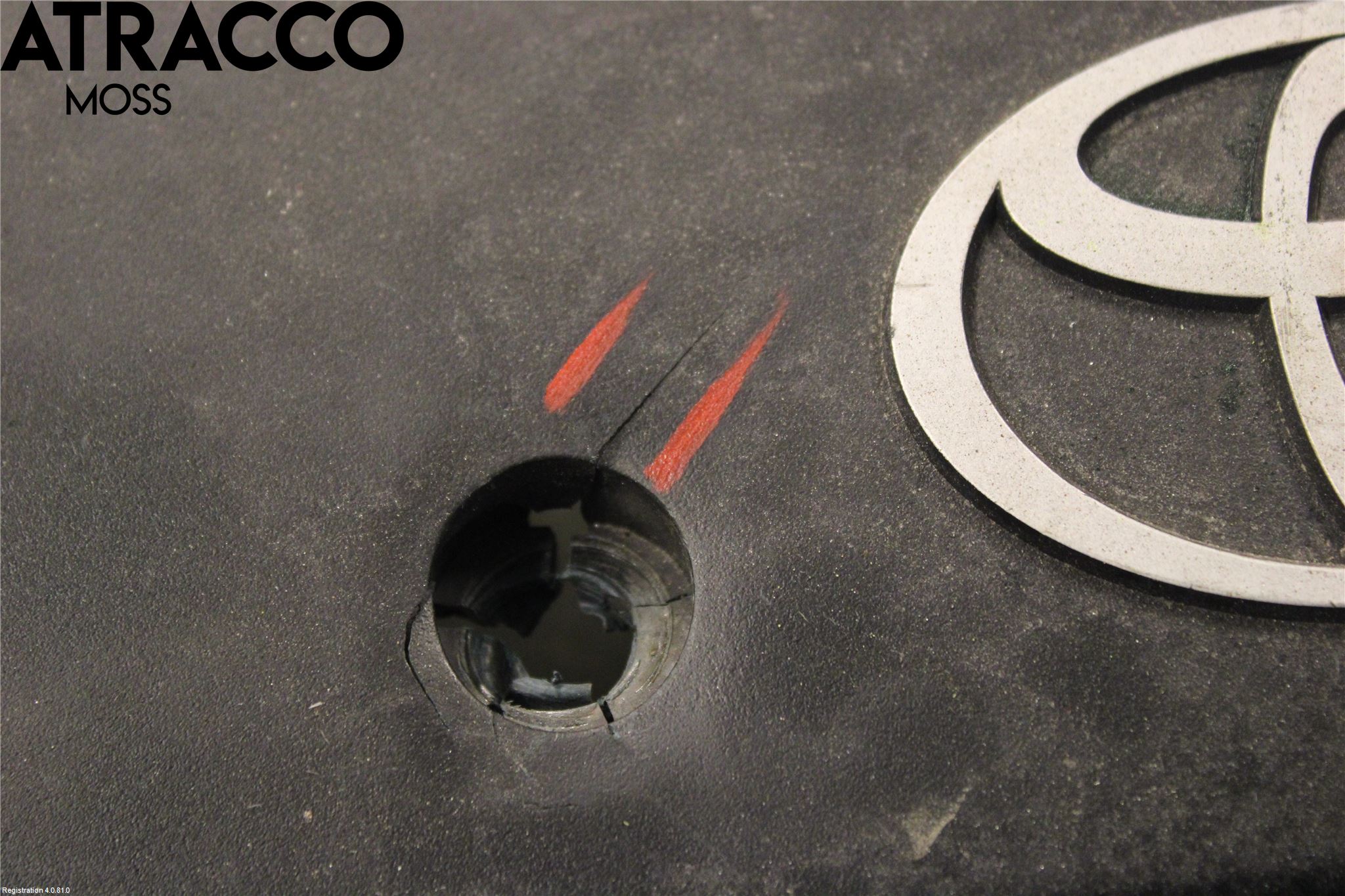 Toyota COROLLA 02-07 Motor Deksel Over Motor