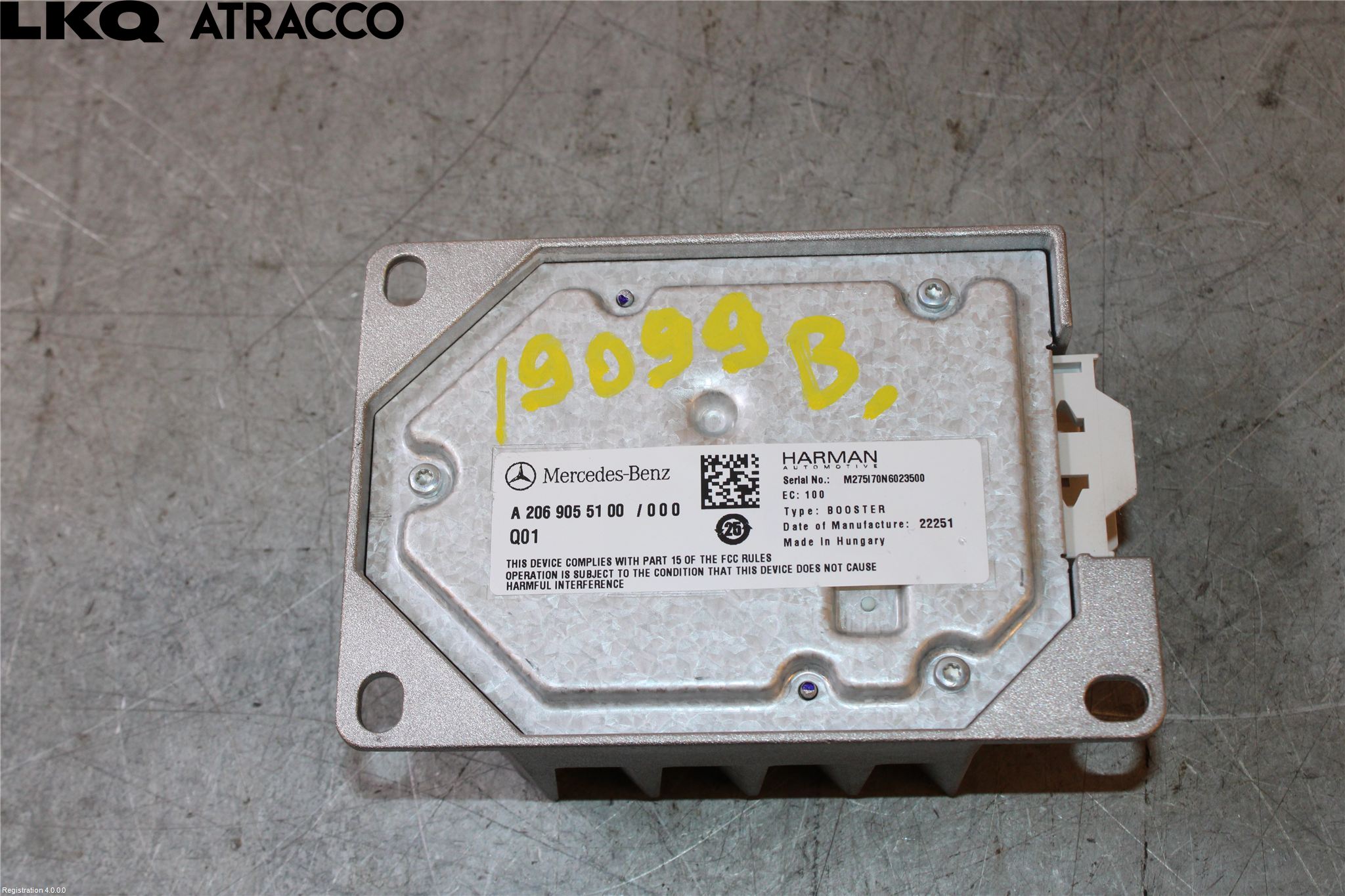 Mercedes-Benz MB EQE (V295) 22- Stereo Forsterker