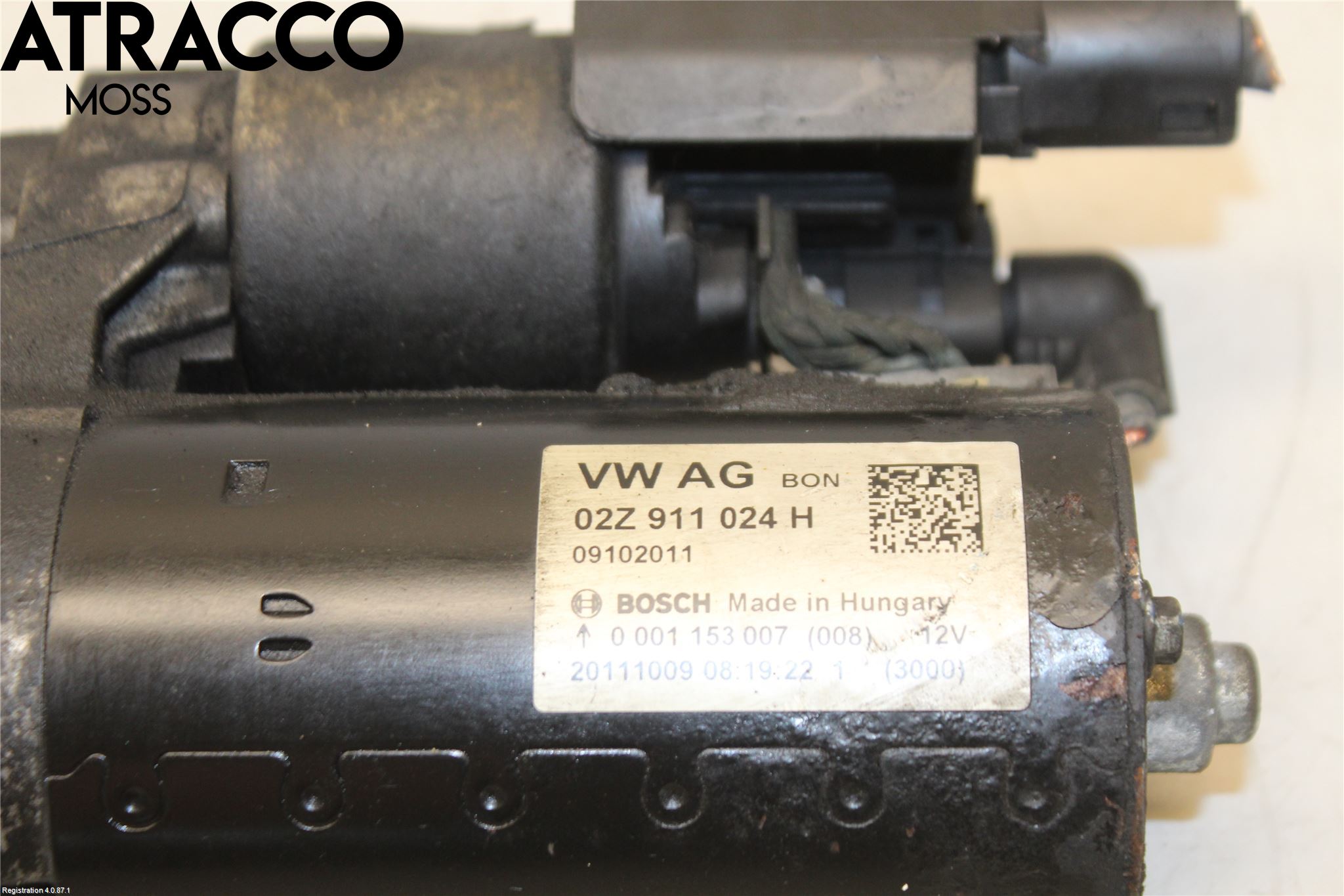 Volkswagen VW TOURAN 10-15 Startmotor Diesel