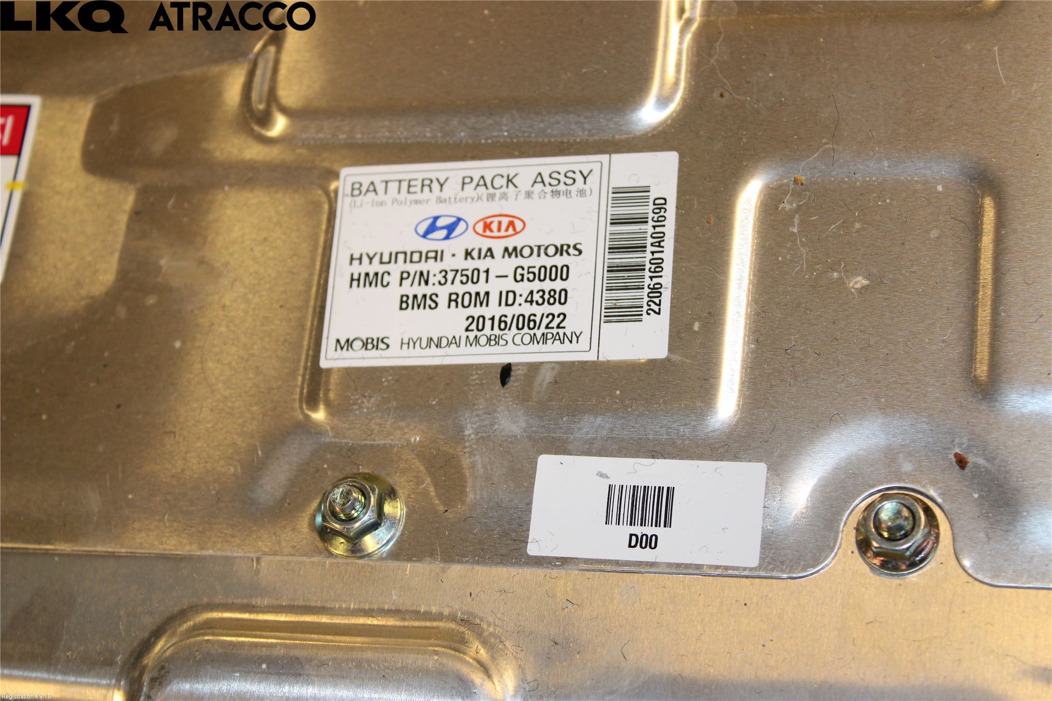 Kia NIRO (DE) 17-22 Hybrid Batteri