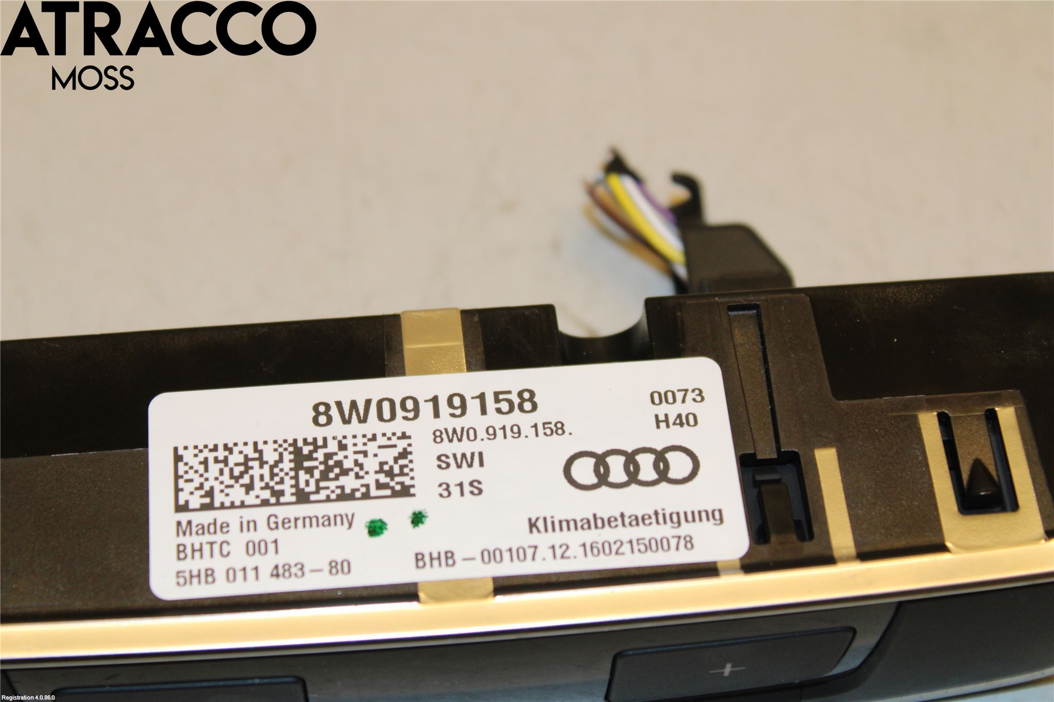 Audi A5 17- Varme Ac Betjening-Display