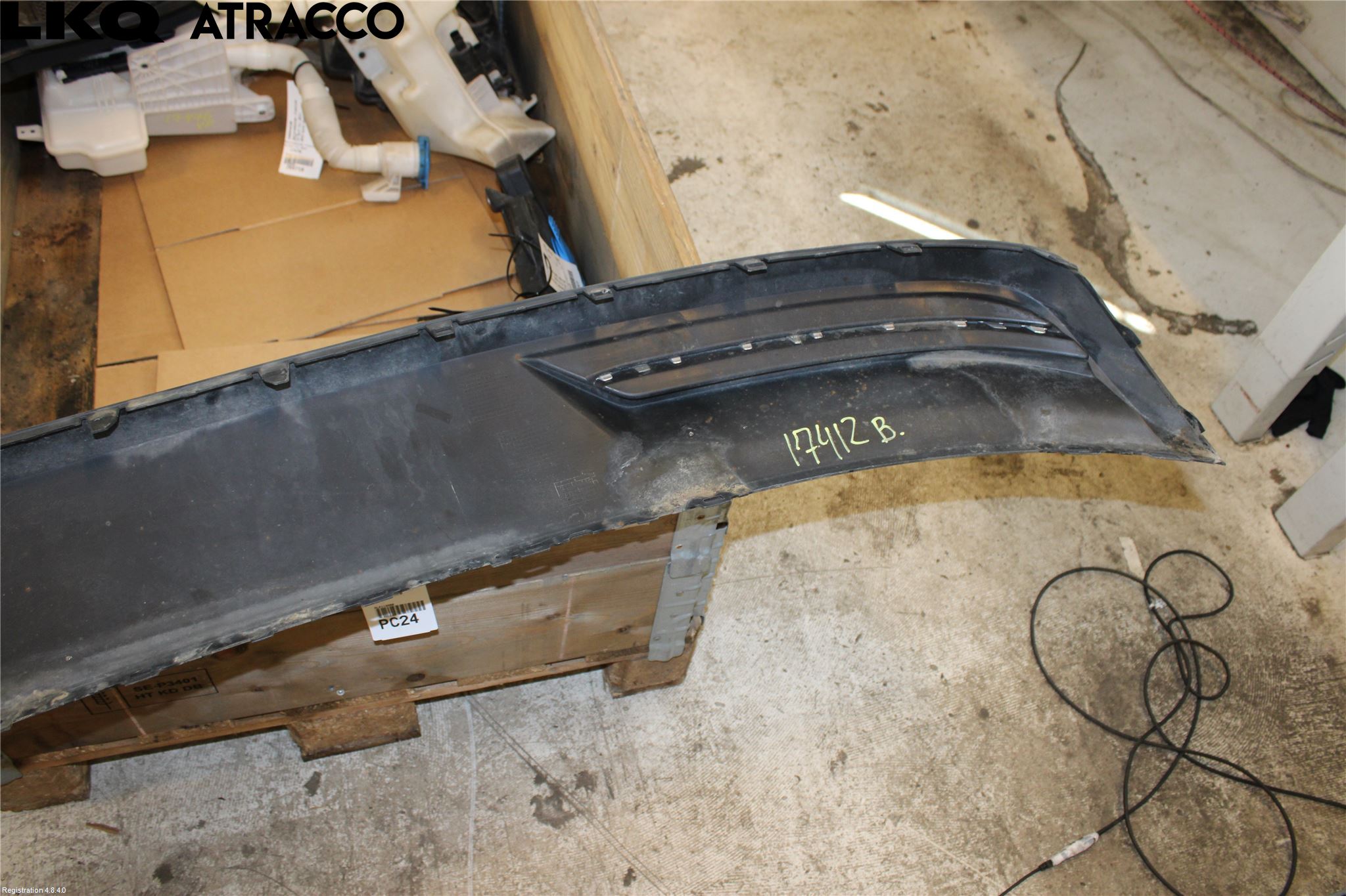 Audi A3/S3 05-13 Støtfanger Bak Midt Del