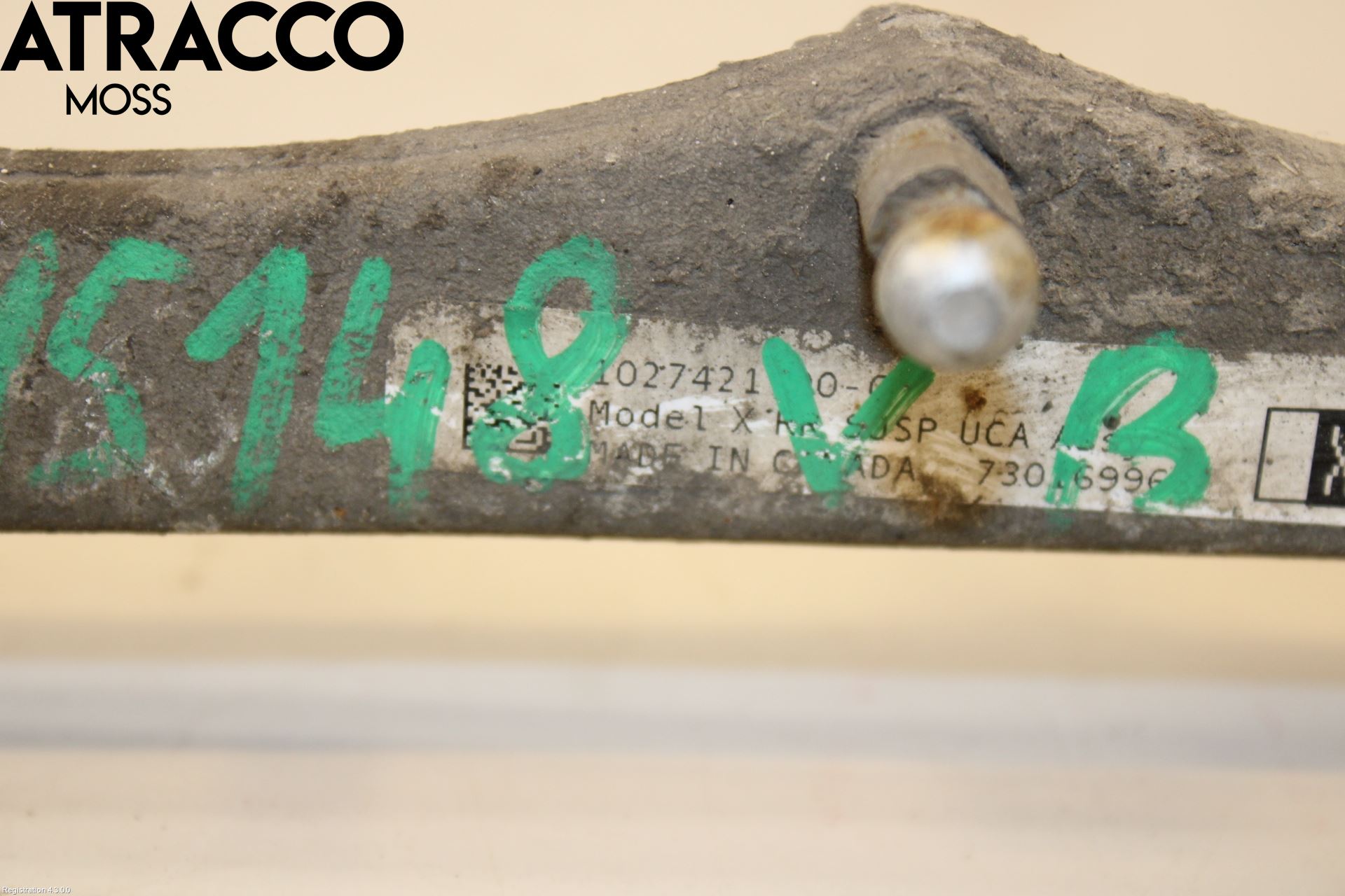 Tesla MODEL S 13- Bærearm Bak Venstre