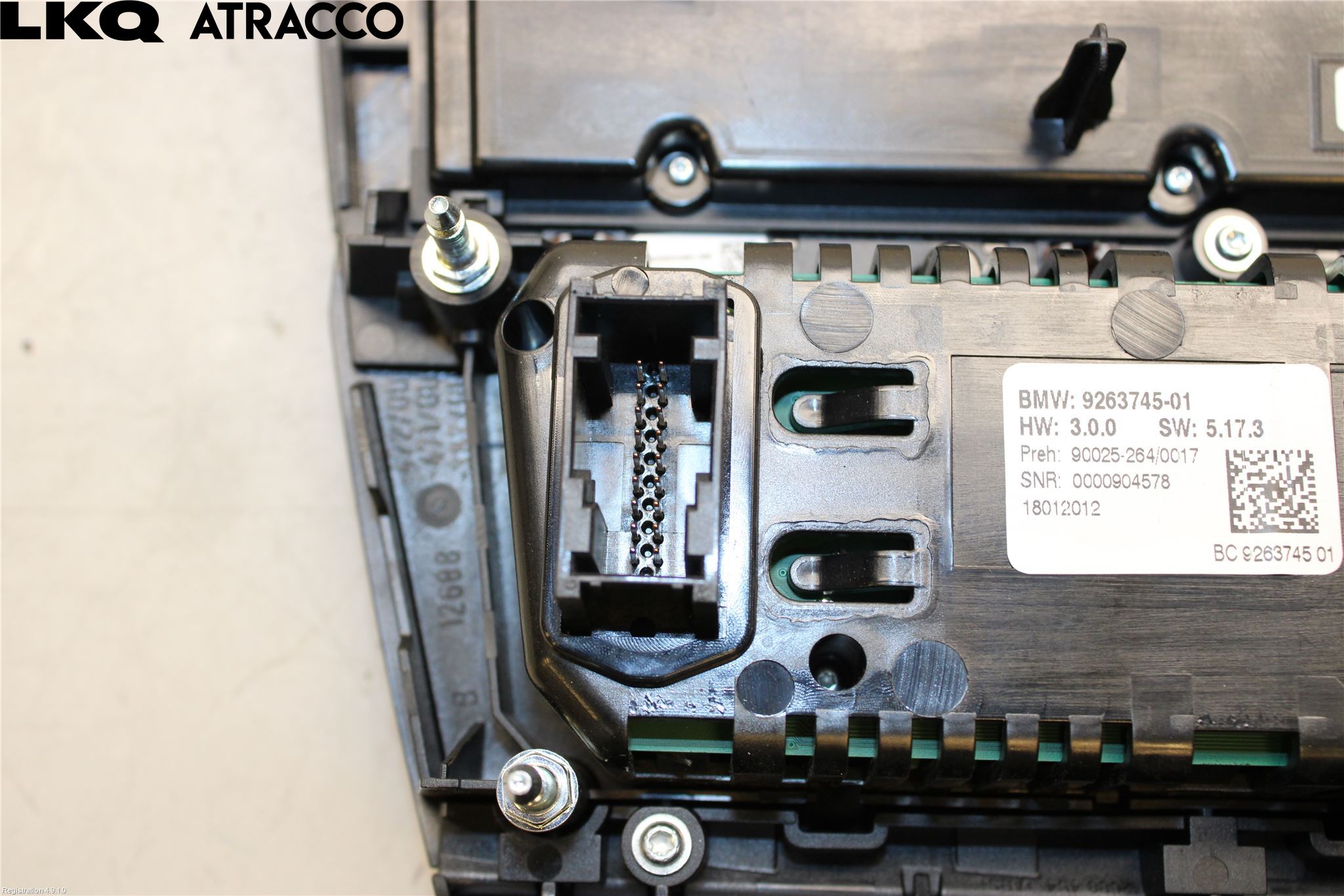 BMW 5 F10/F11/F18 09-17 Varme Ac Betjening-Display