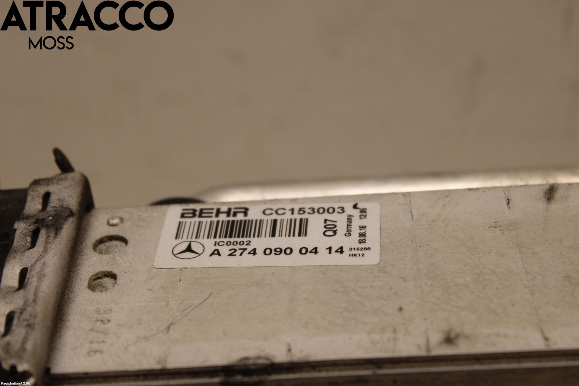 Mercedes-Benz MB C-KLASS (W205) 14-21 Intercooler Radiator