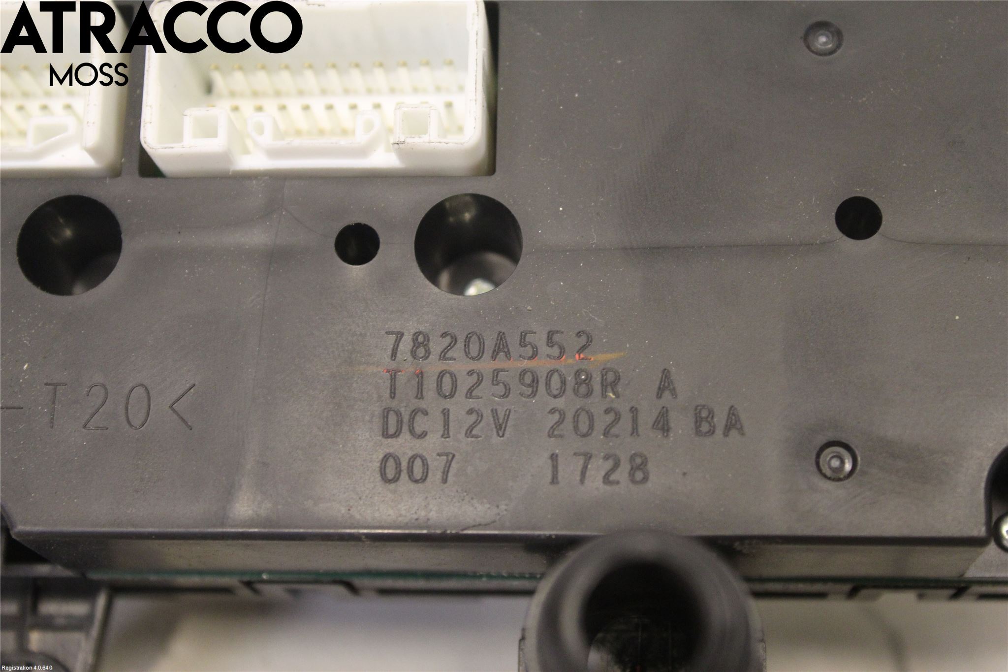 Citroen C-ZERO Varme Ac Betjening-Display