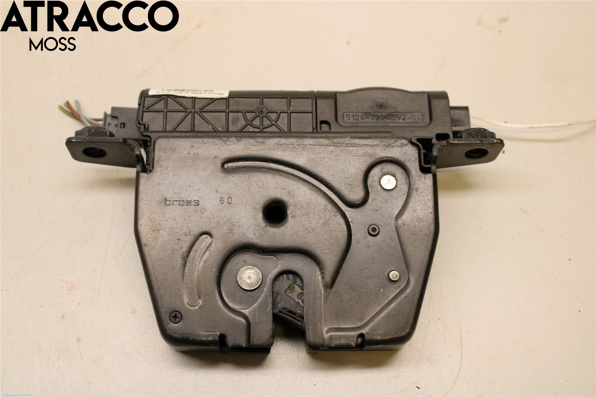 BMW 3 F30/F31/F80 12-19 Bakluke-Lokk Låsekasse