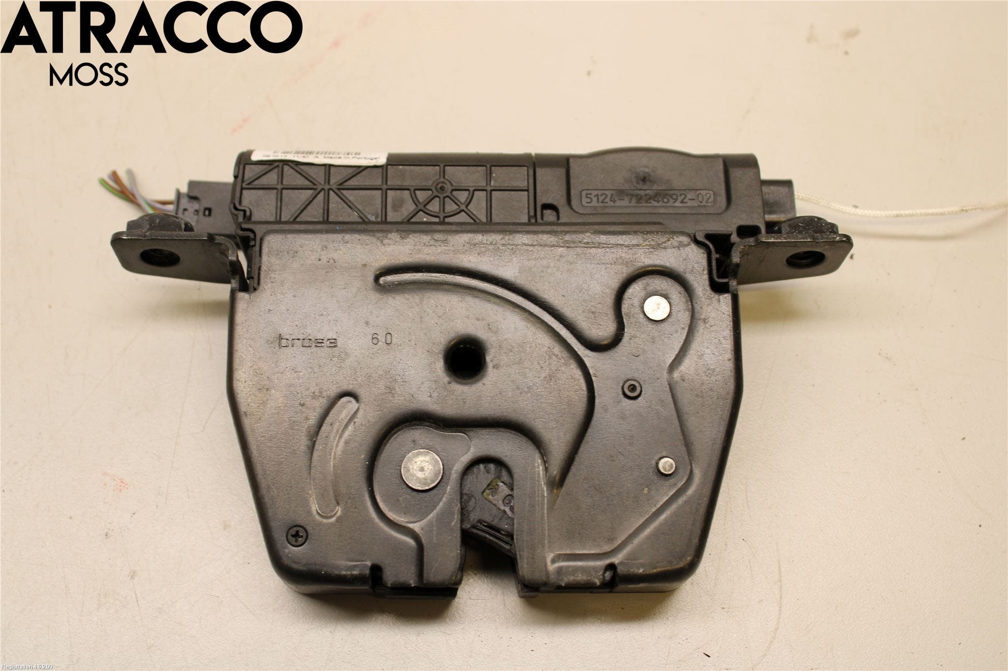 BMW 3 F30/F31/F80 12-19 Bakluke-Lokk Låsekasse