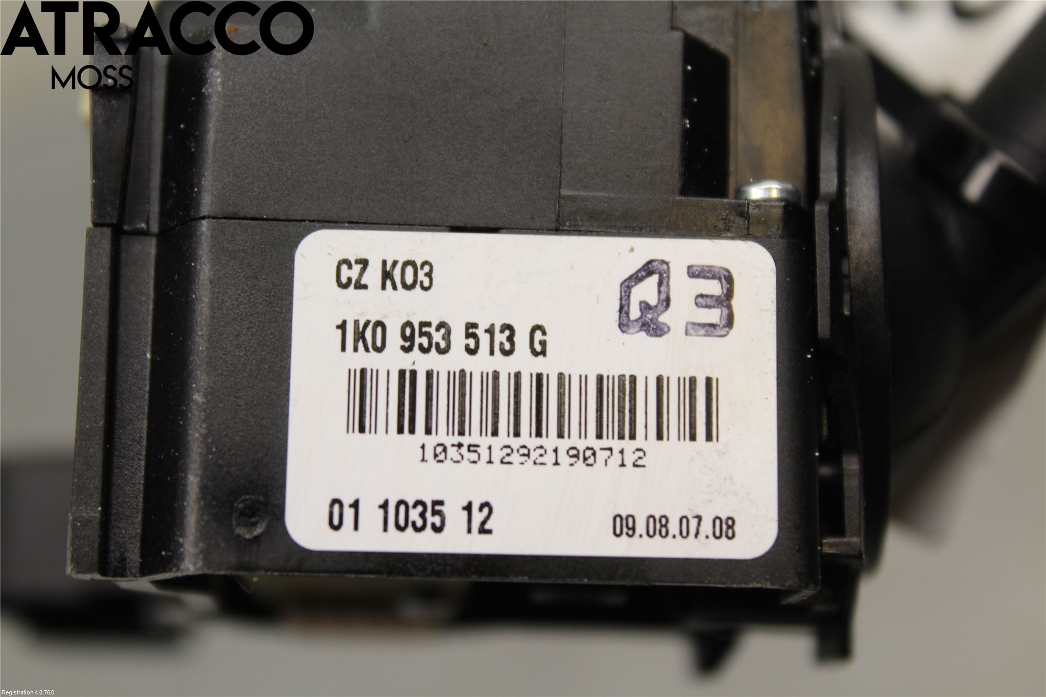 Volkswagen VW GOLF PLUS/CROSS GOLF 04-14 Bryter Ratt Blinklys - Lys