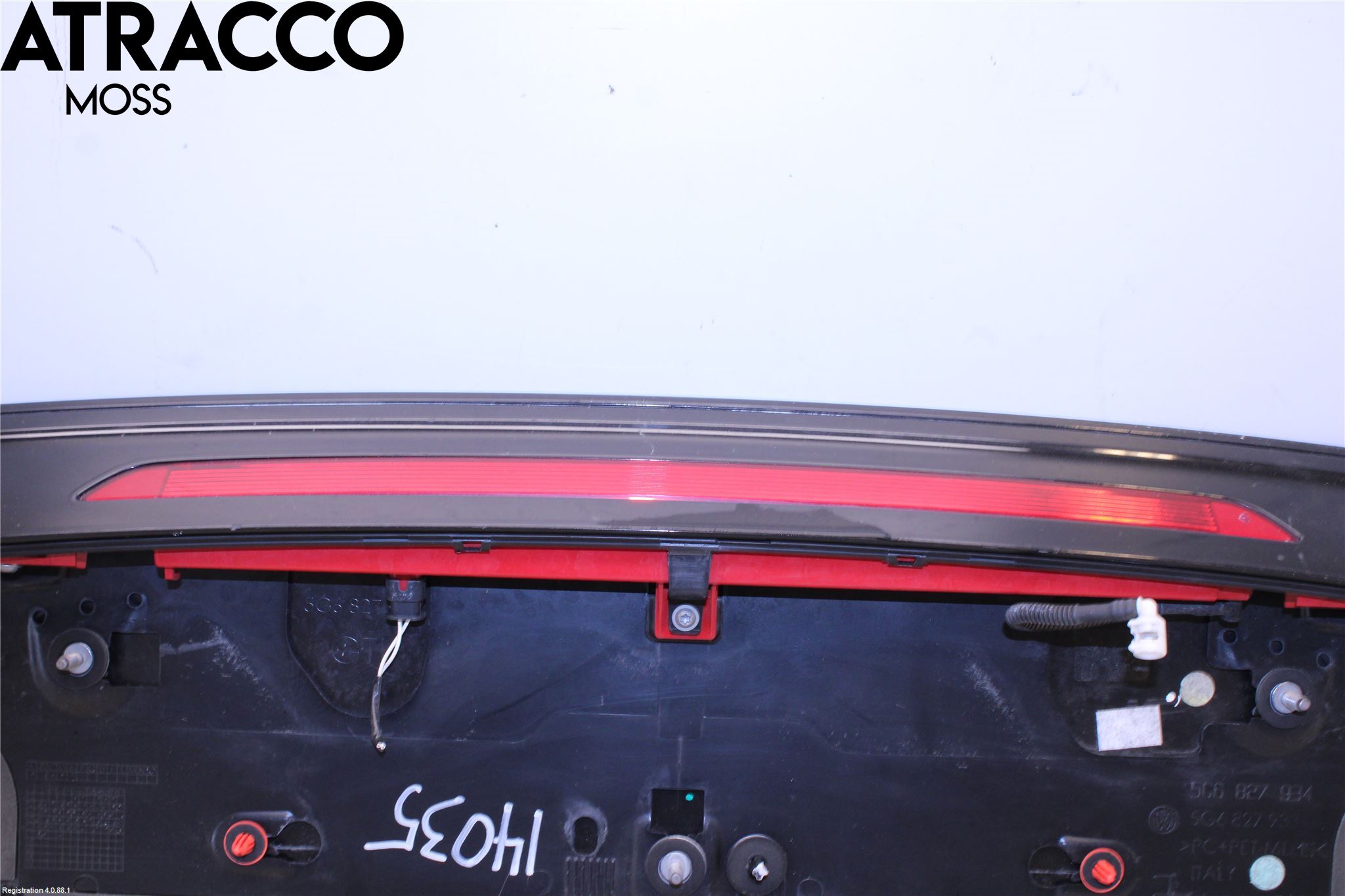 Volkswagen VW GOLF / E-GOLF VII 13-20 Spoiler Bakluke