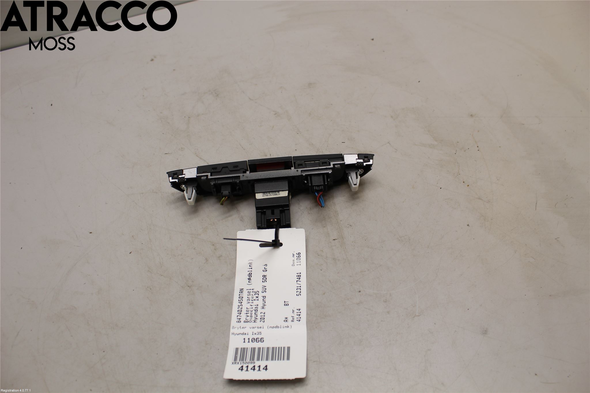 Hyundai ix35 Bryter Varsel (Nødblink)