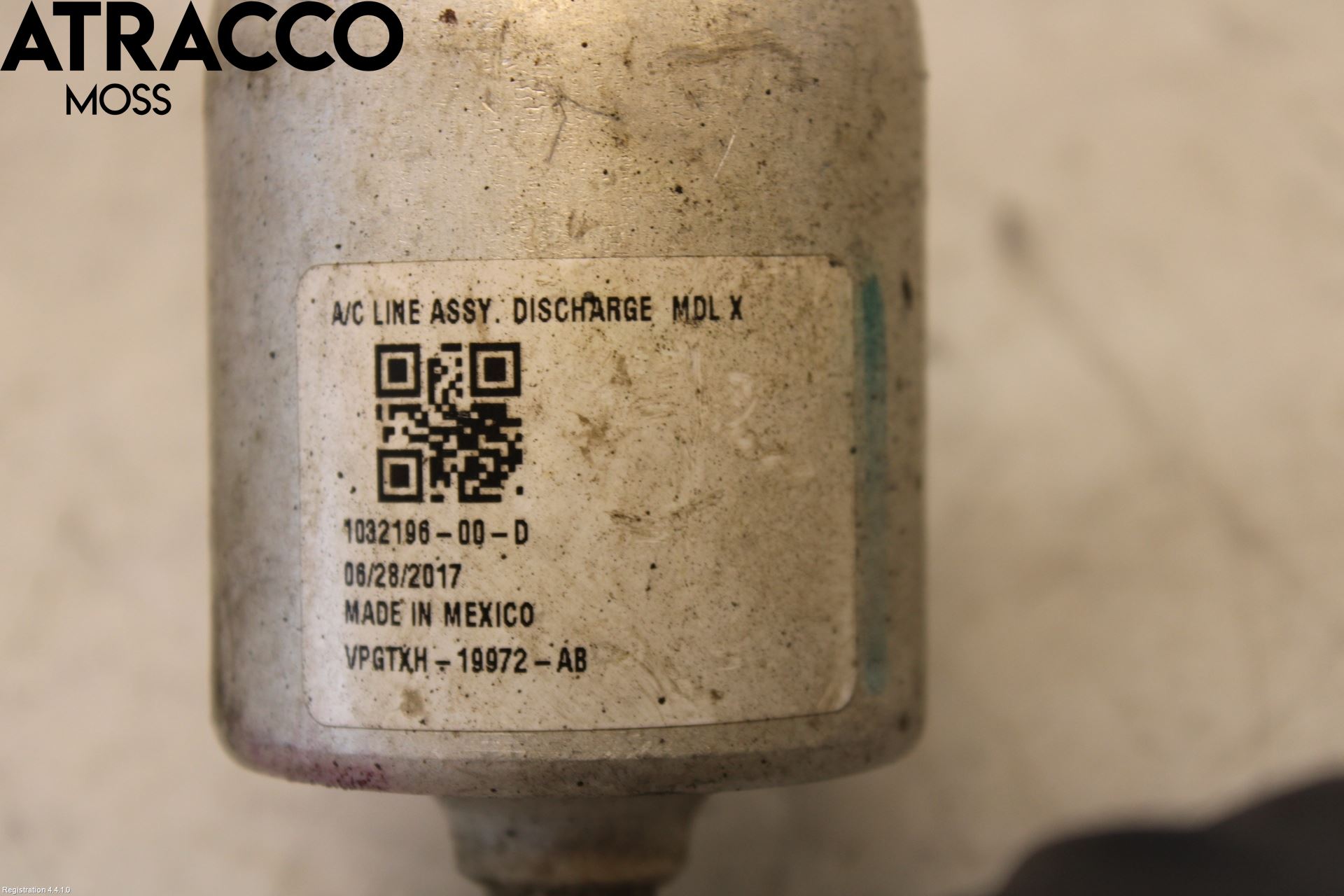 Tesla MODEL X 16- Varme Ac Slange - Rør