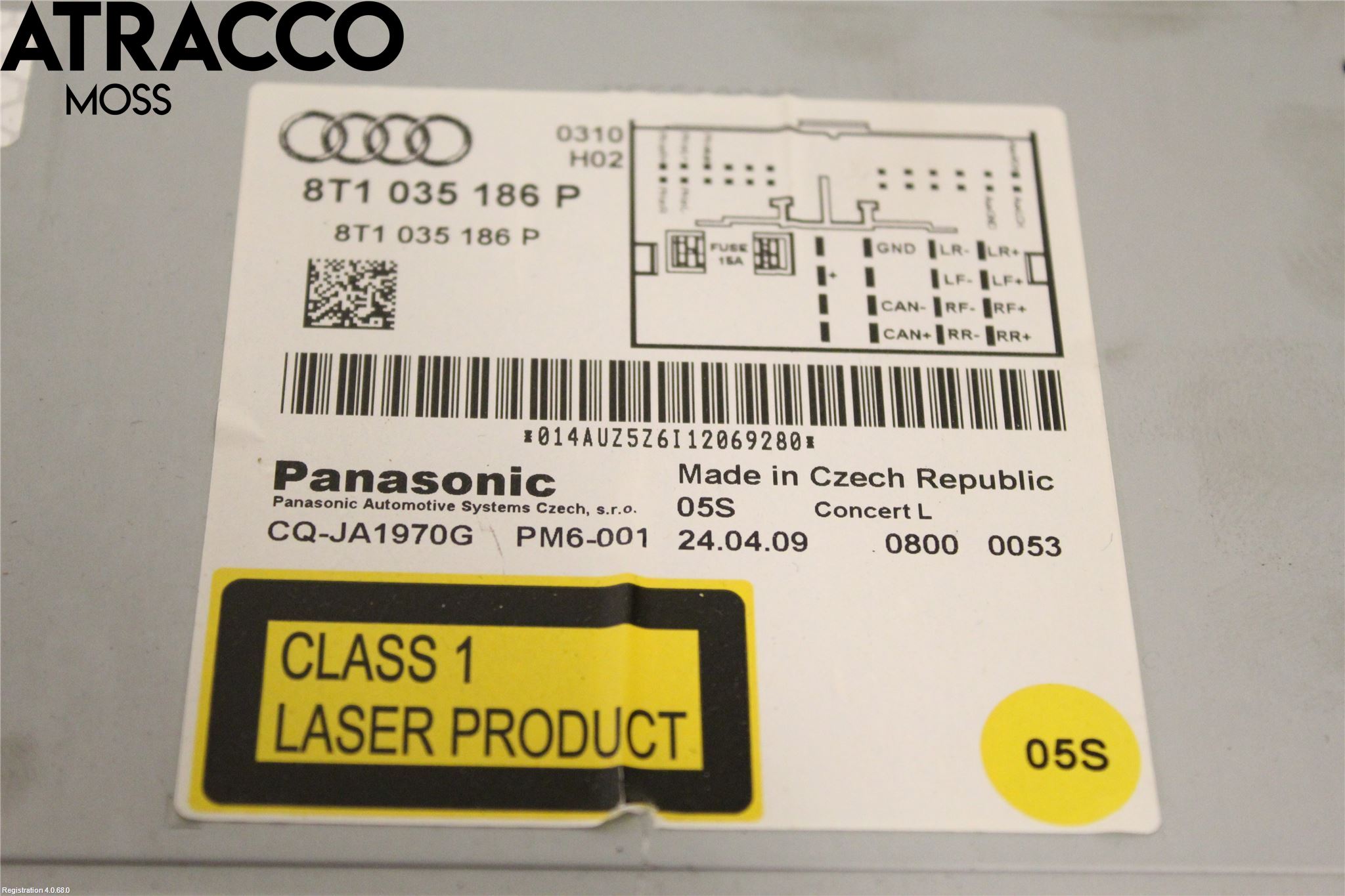 Audi A4/S4 08-11 Stereo Radio Med Cd