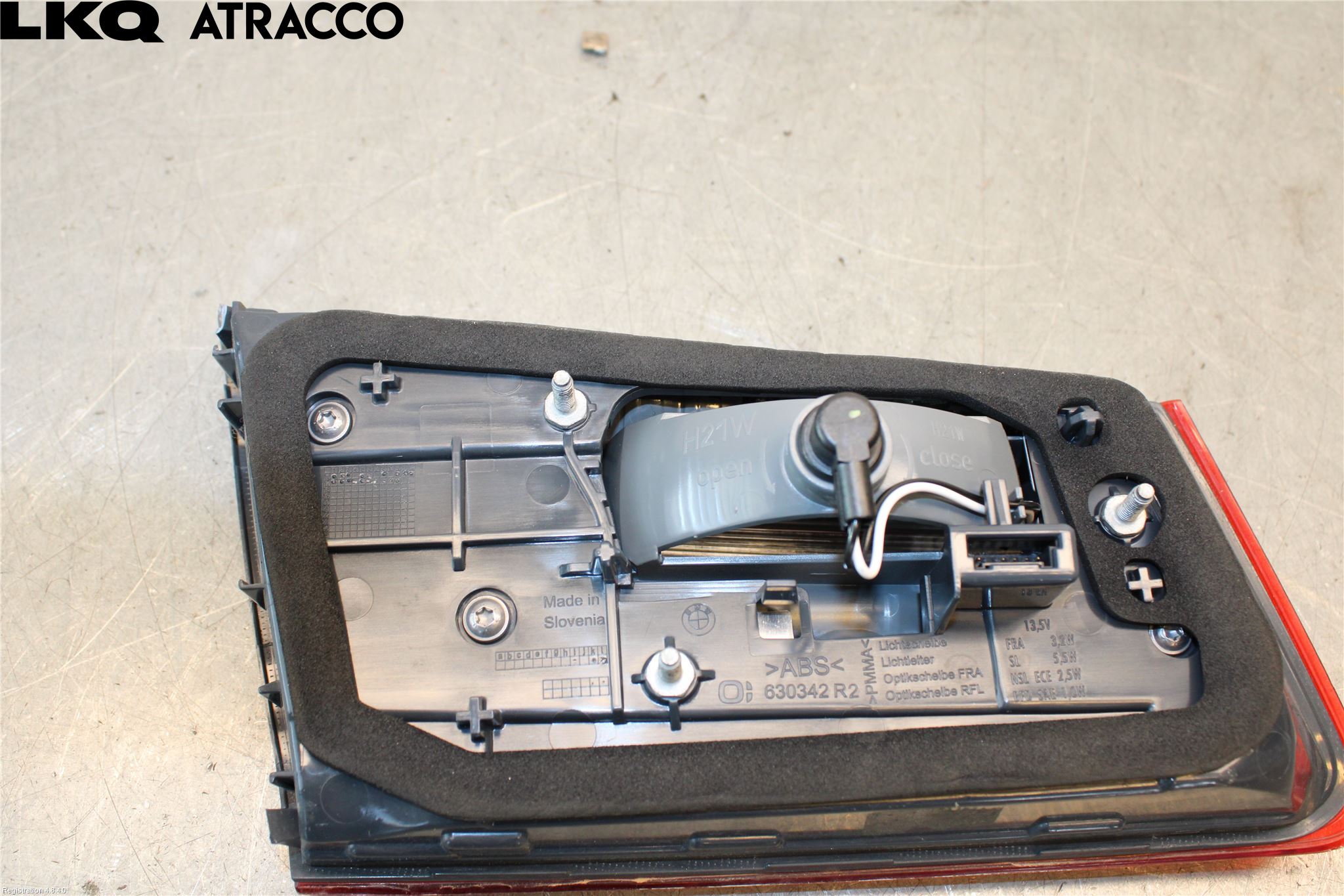 BMW 5 G30/G31/F90 17-23 Baklykt Høyre  På Luke(Indre)