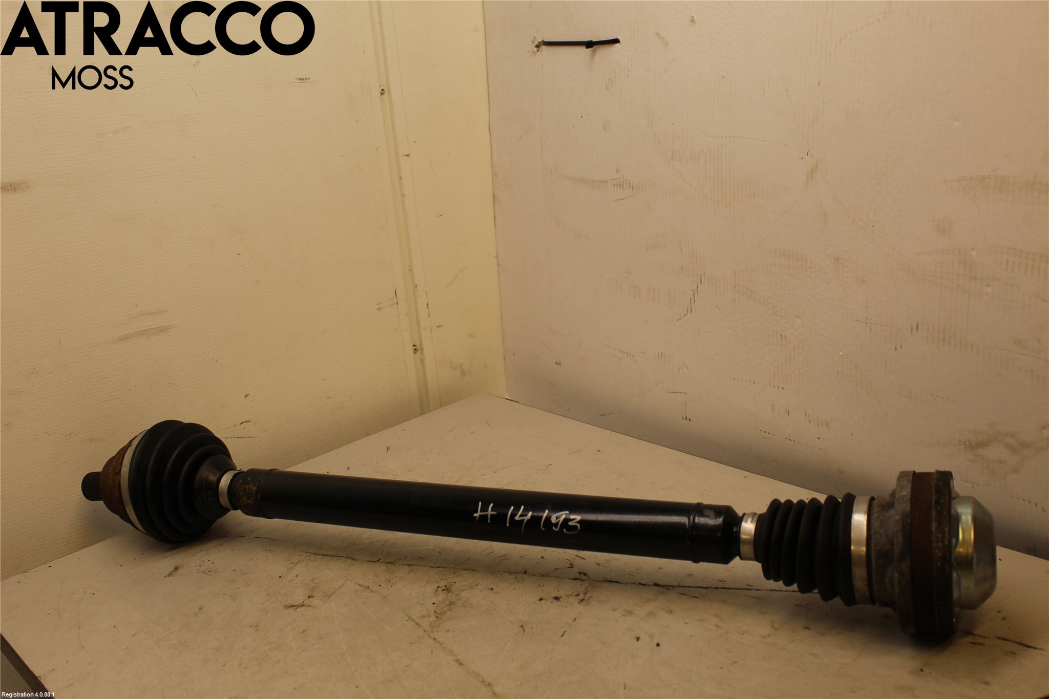 Volkswagen VW GOLF VI 09-13 Drivaksel Foran Kompl Høyre