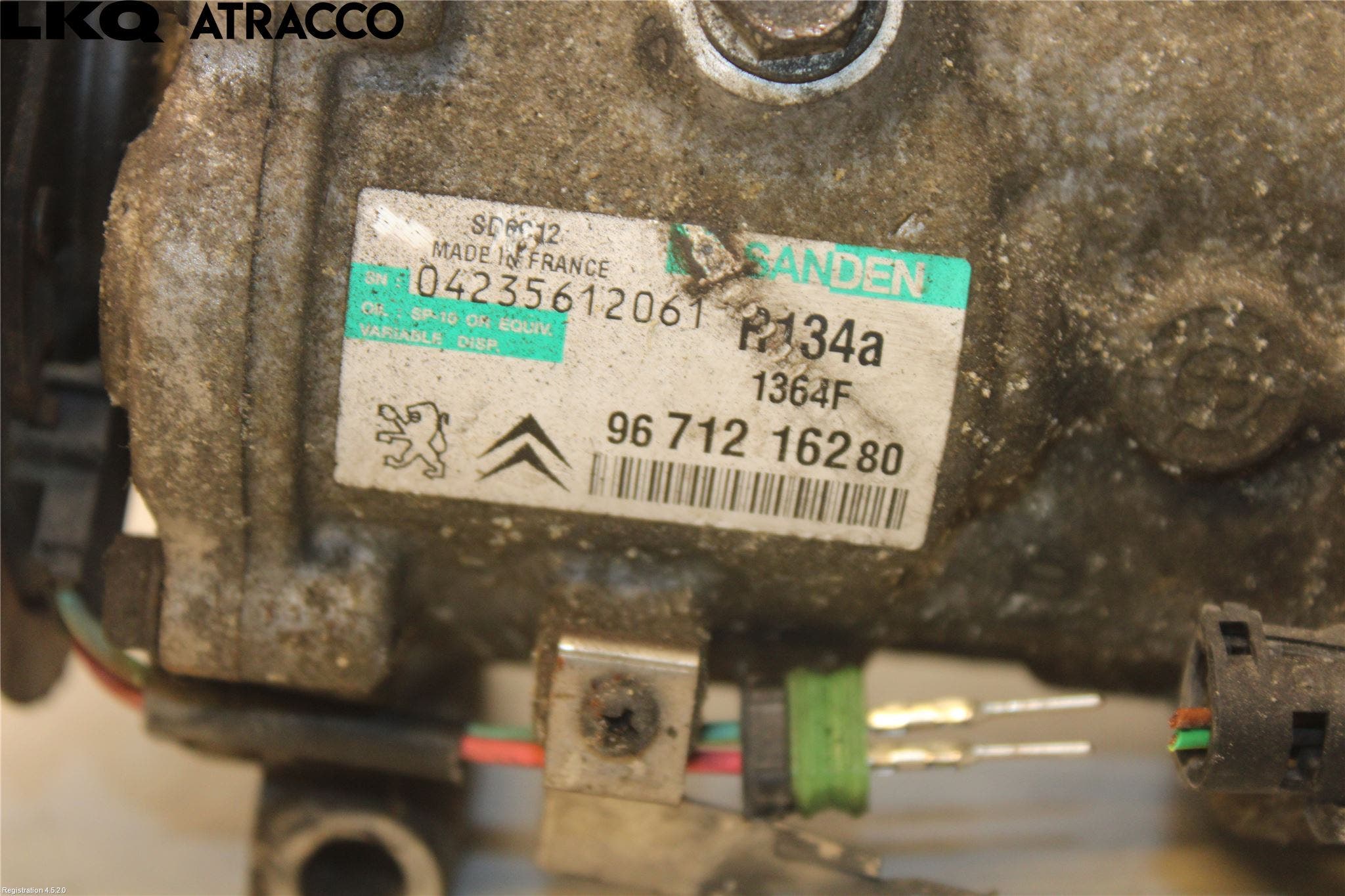 Citroen C3 10-17 Varme Ac Kompressor