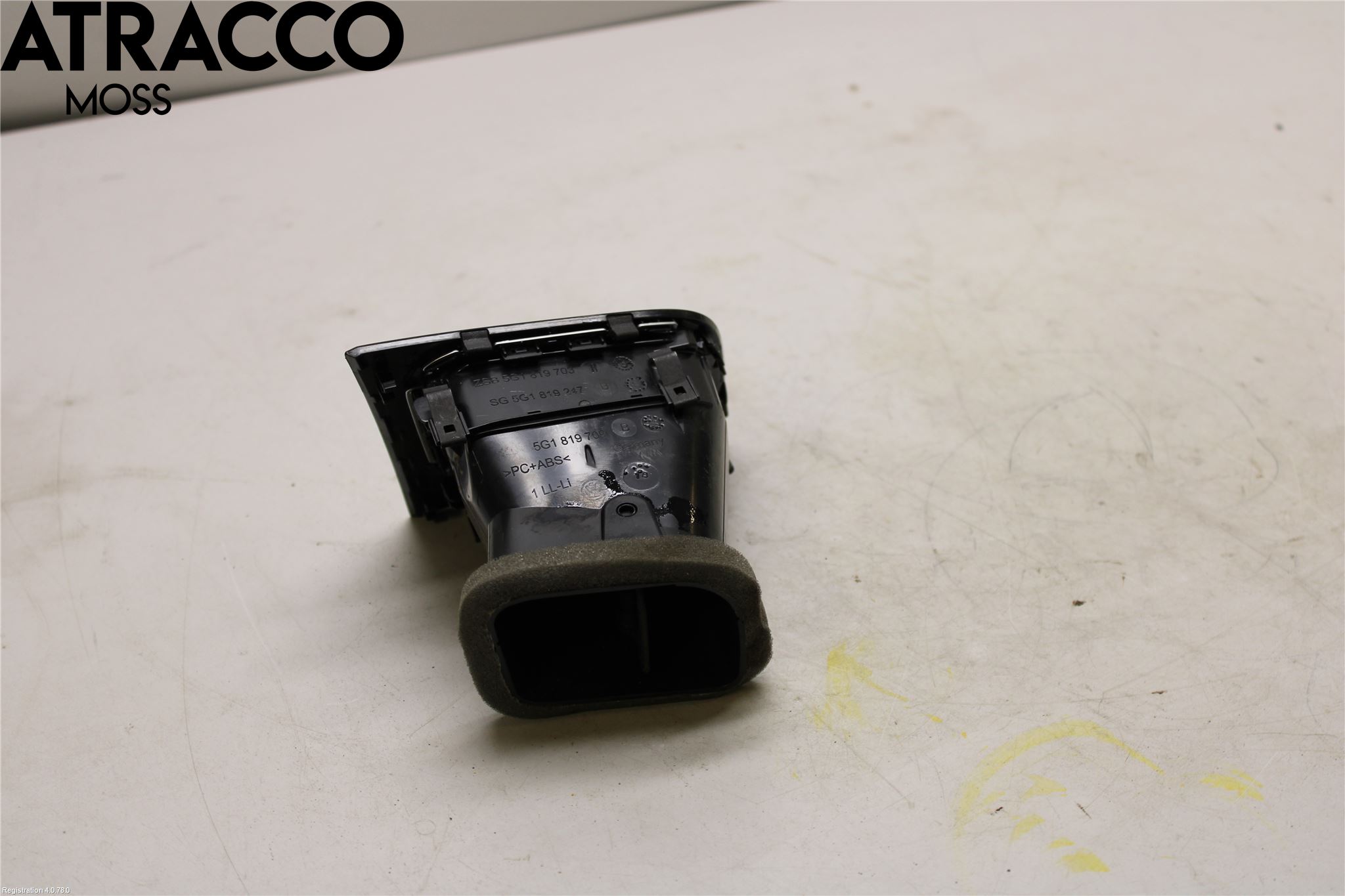 Volkswagen VW GOLF / E-GOLF VII 13-20 Dashbord Kanal - Dyse