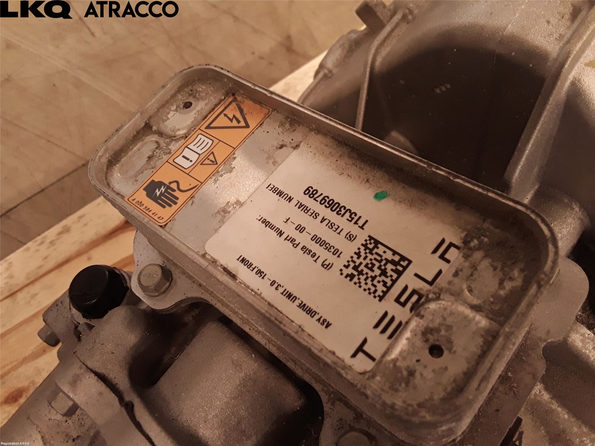 Tesla MODEL S 13- Motor Elektrisk Fram