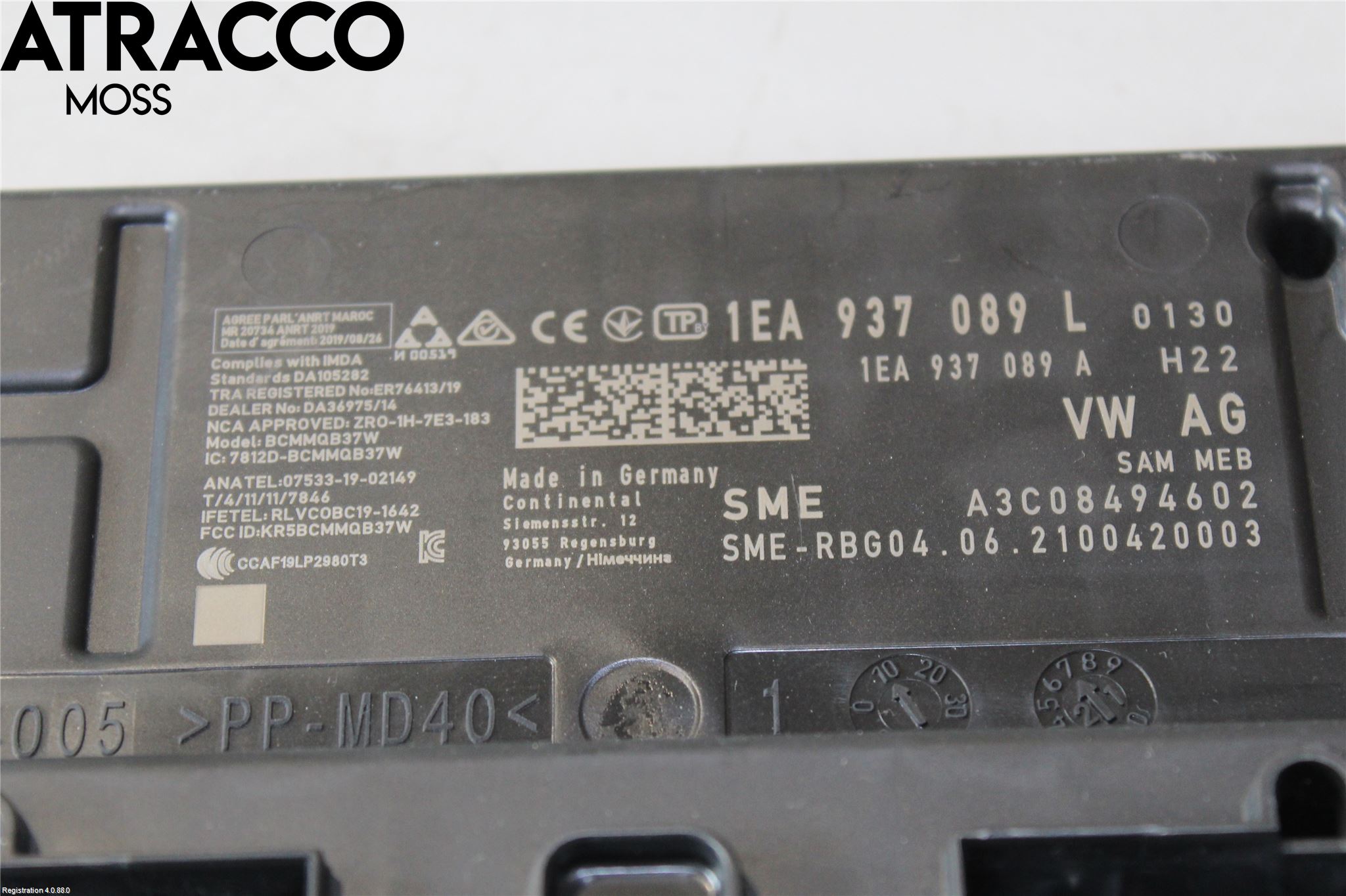 Volkswagen VW ID.4 21- Styreenhet Klima