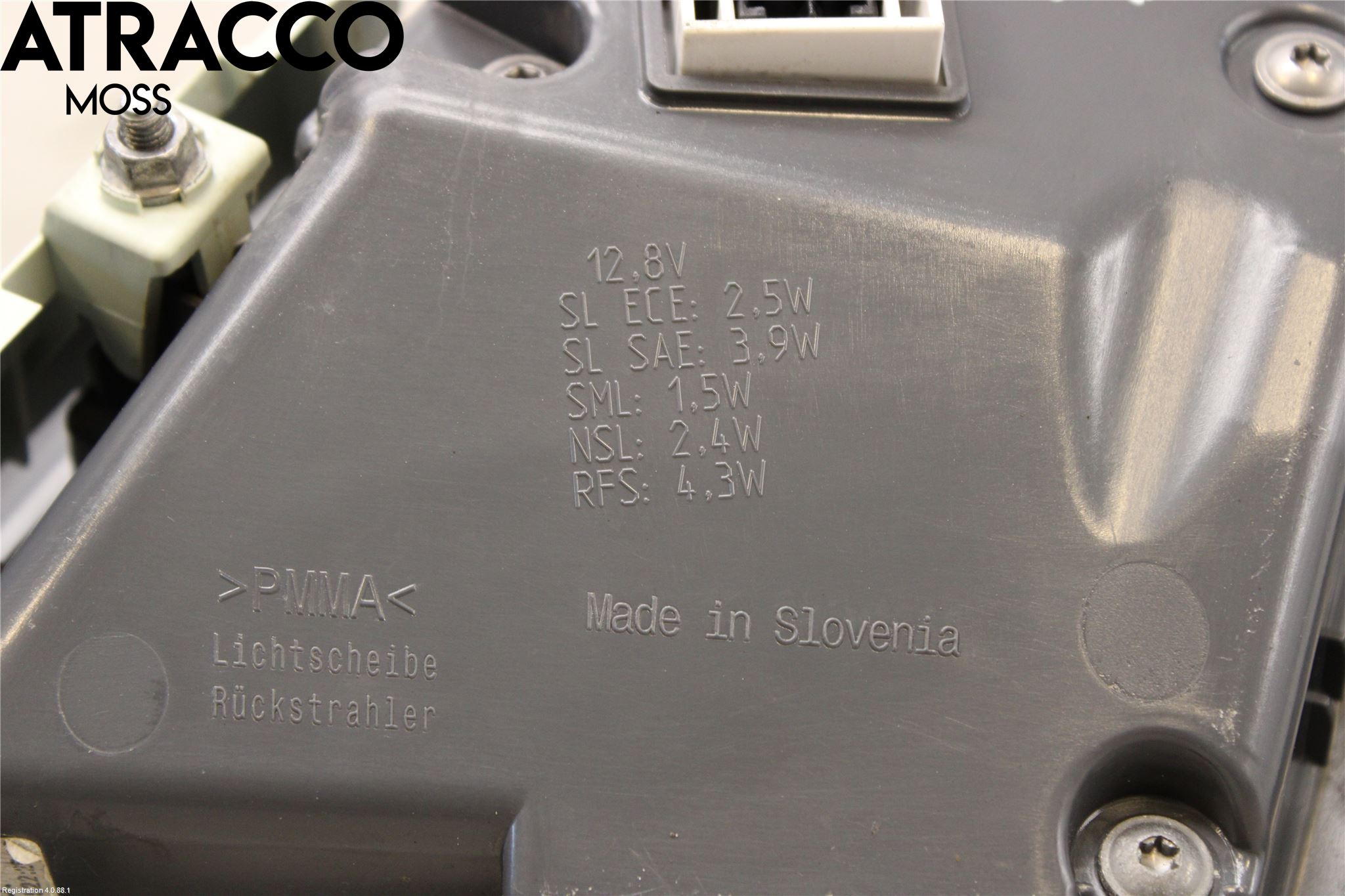 Mercedes-Benz MB B-KLASS (W246/W242) 12-19 Baklykt Venstre  På Luke(Indre