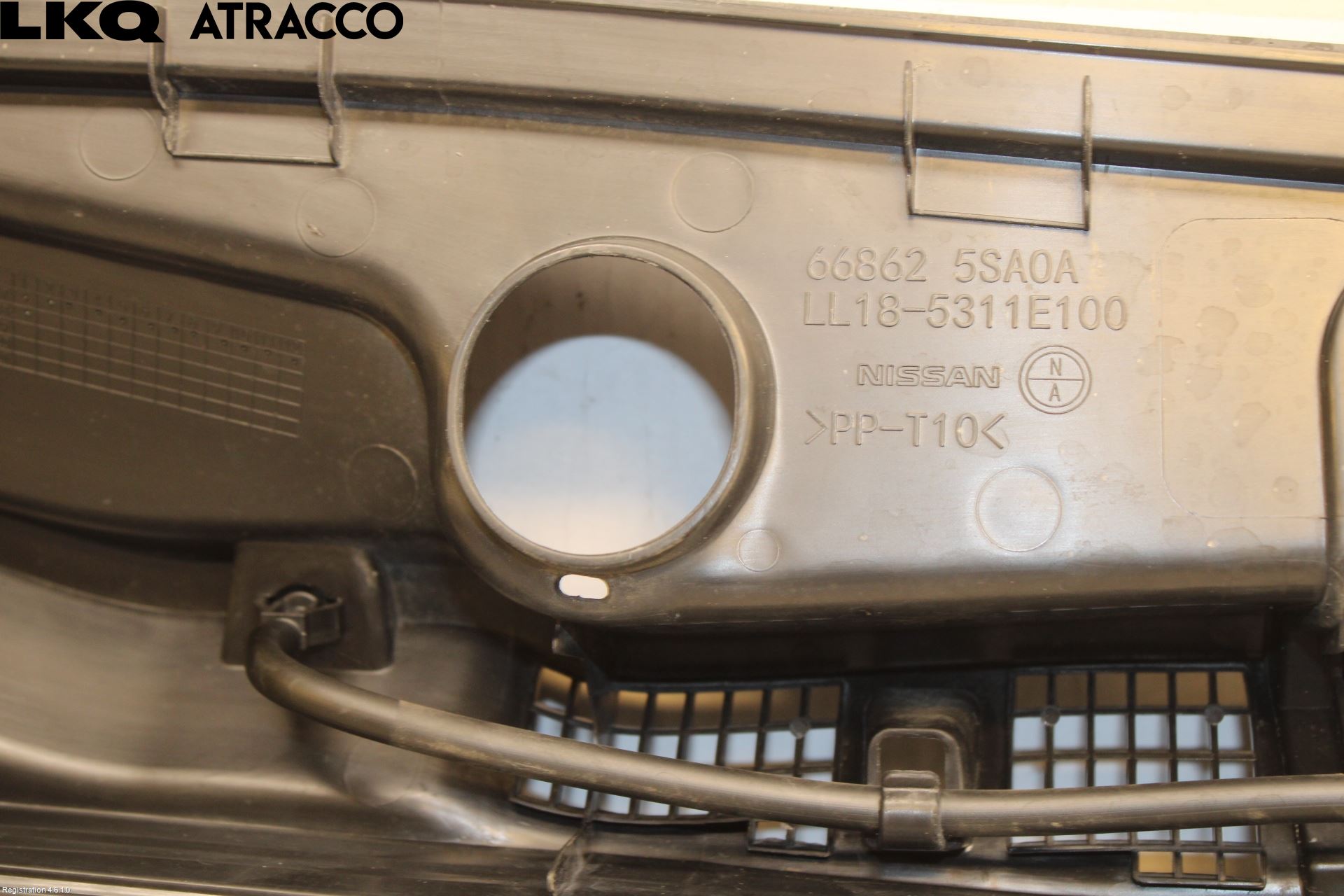 Nissan LEAF 18- Visker Deksel-Grill-Under Frr