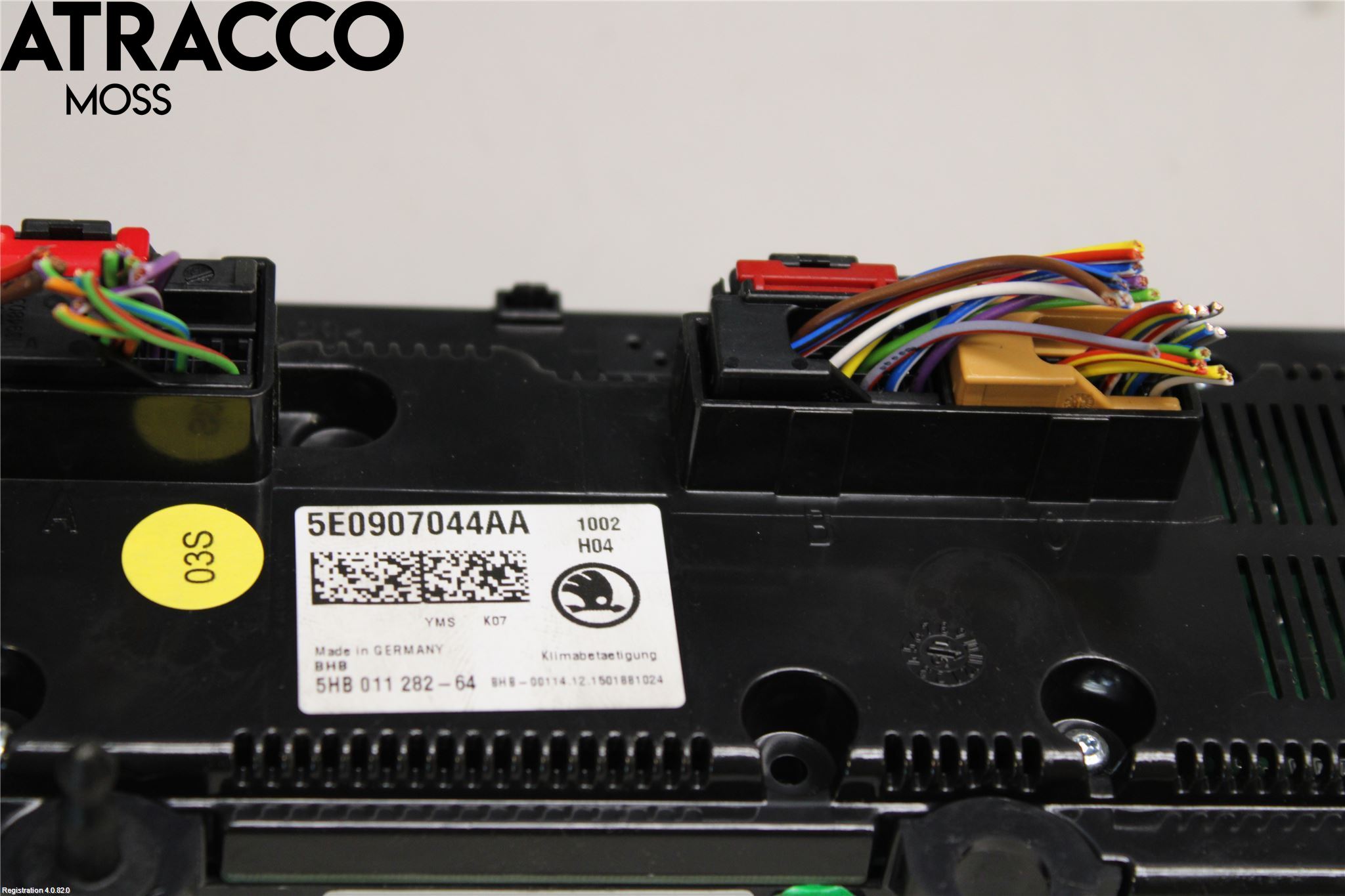 Skoda OCTAVIA (5E) 13-20 Varme Ac Betjening-Display