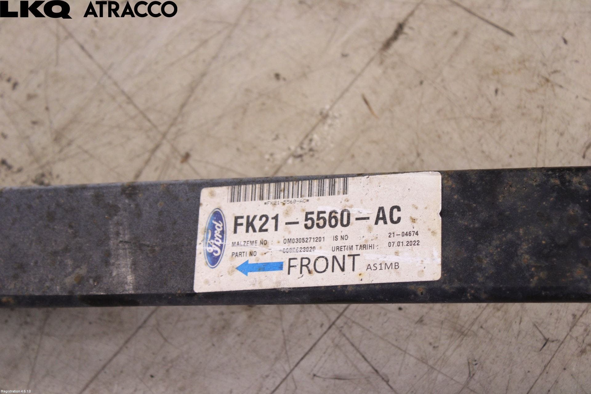 Ford TRANSIT/TOURNEO CUSTOM 13-24 Fjær Bak Blad