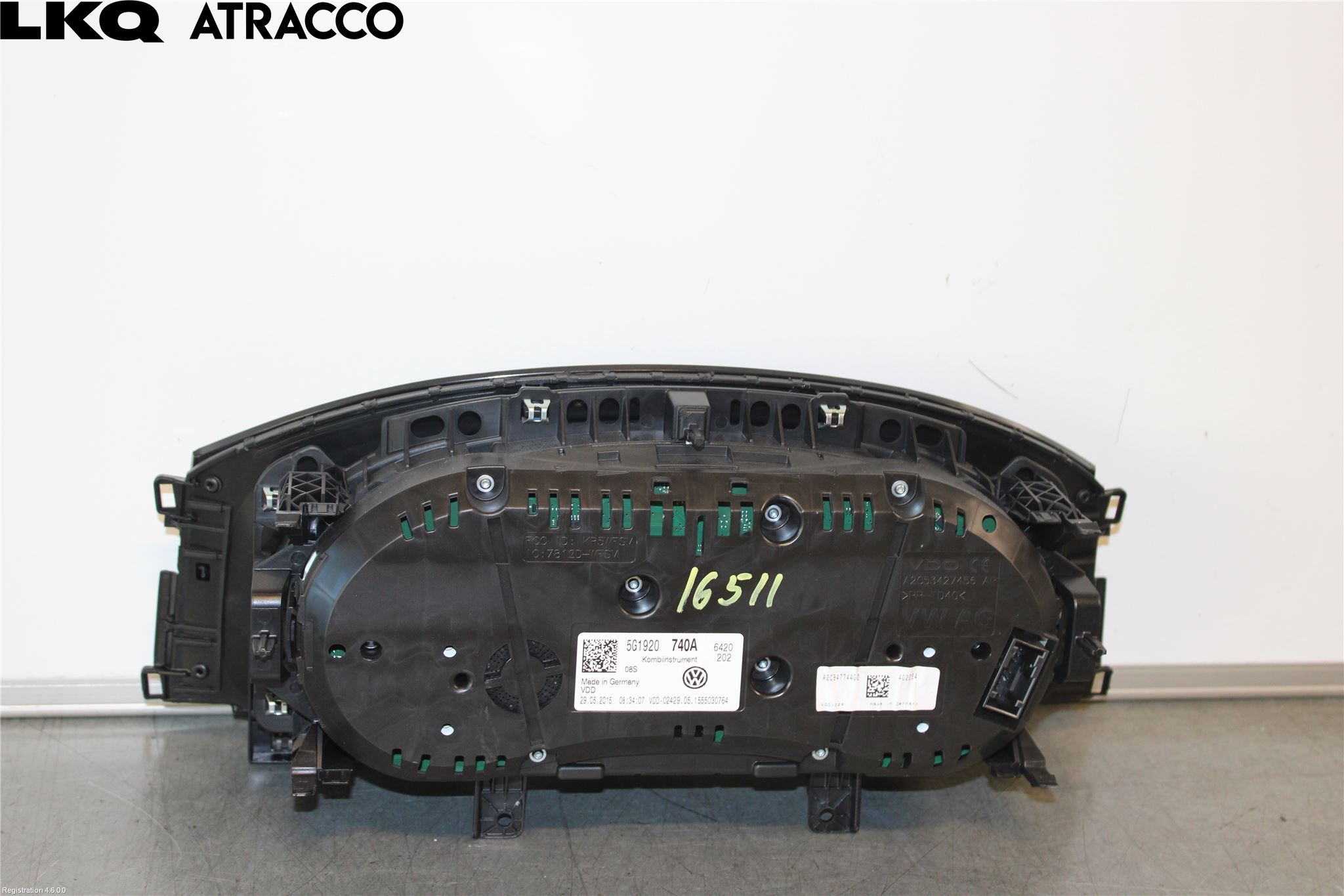 Volkswagen VW GOLF / E-GOLF VII 13-20 Varme Ac Betjening-Display