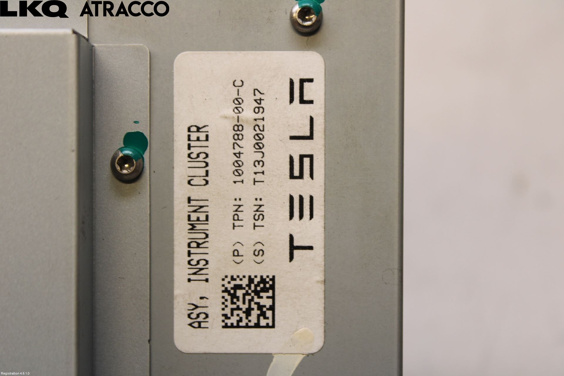 Tesla MODEL S 13- Instr Kombinert