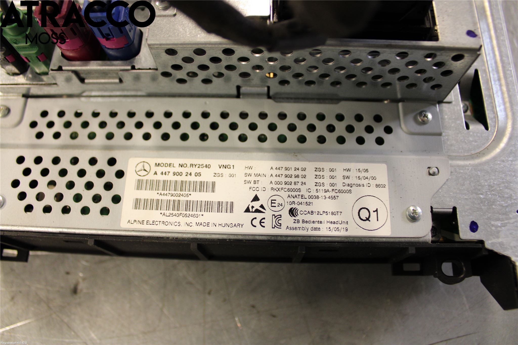 Mercedes-Benz MB VITO/V-KLASS (W640,W447,W448) 14- Stereo Radio Med Cd