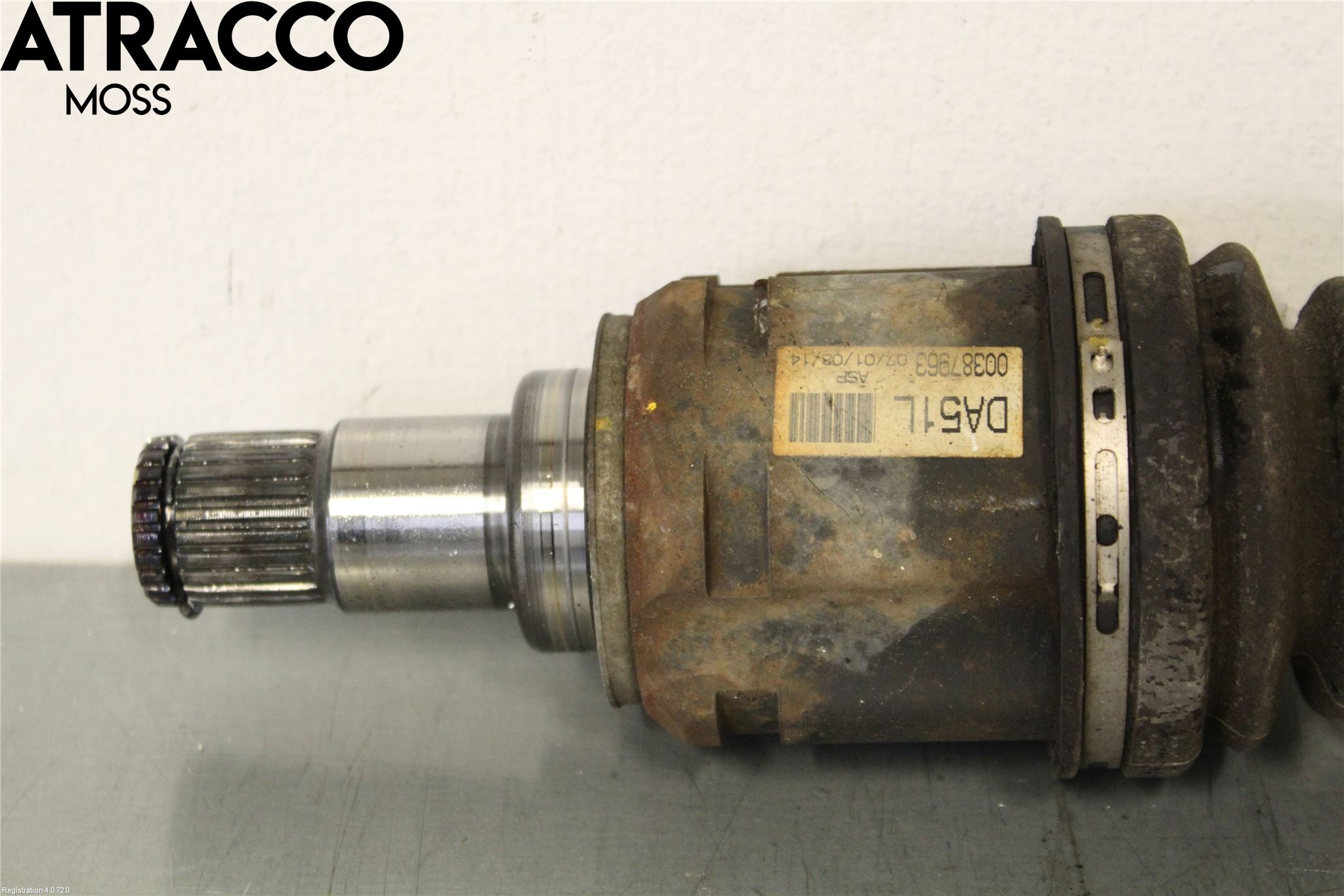 Toyota RAV 4 06-12 Drivaksel Foran Kompl Venstre