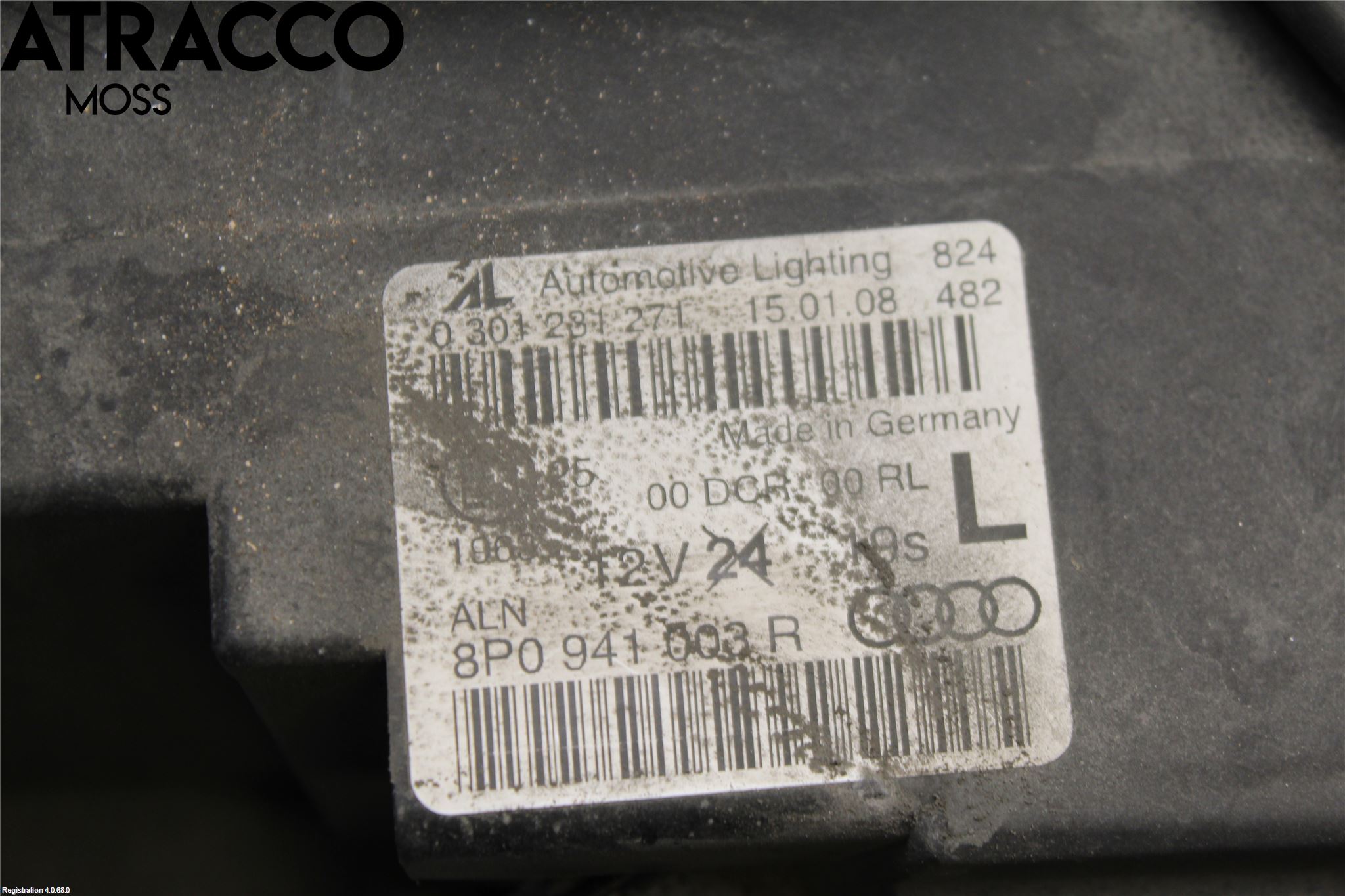 Audi A3/S3 05-13 Frontlykt Venstre