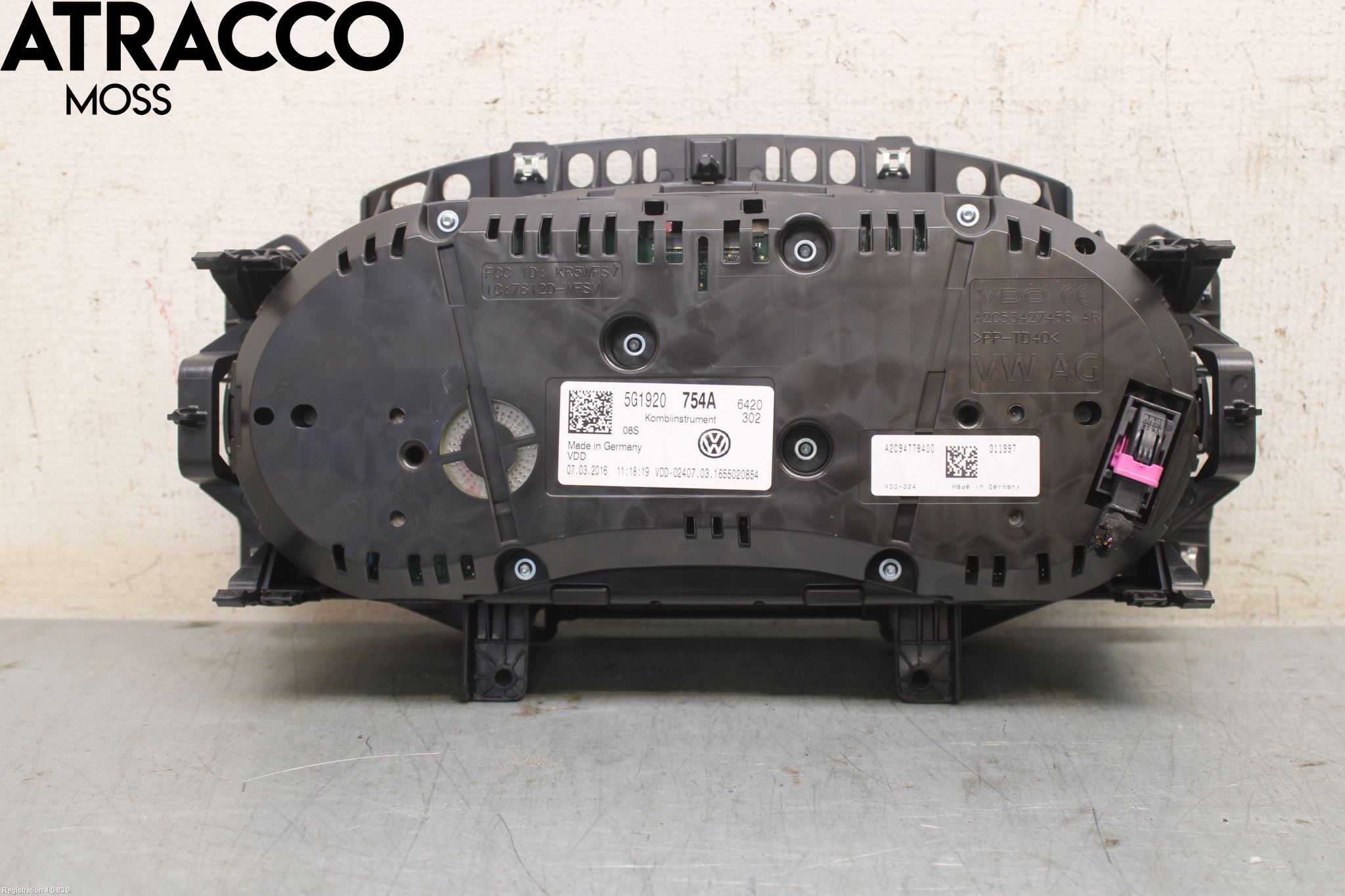 Volkswagen VW GOLF / E-GOLF VII 13-20 Instr Kombinert