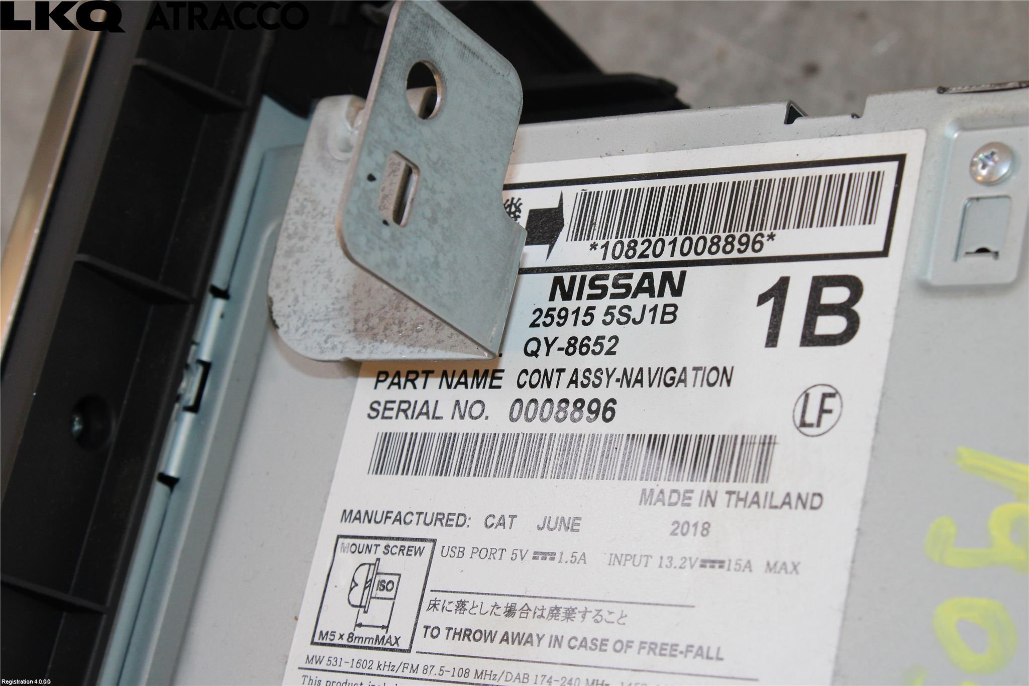 Nissan LEAF 18- Stereo Radio