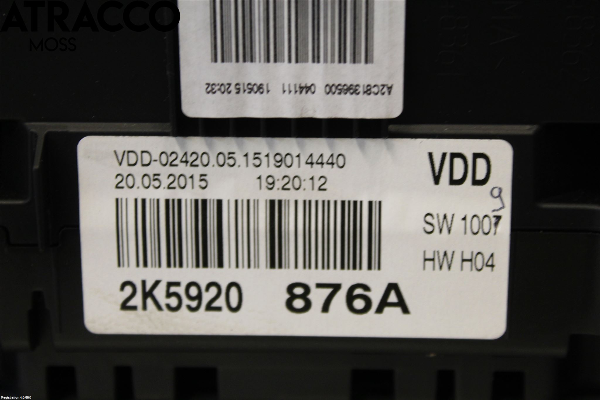 Volkswagen VW CADDY 16-20 Instr Kombinert