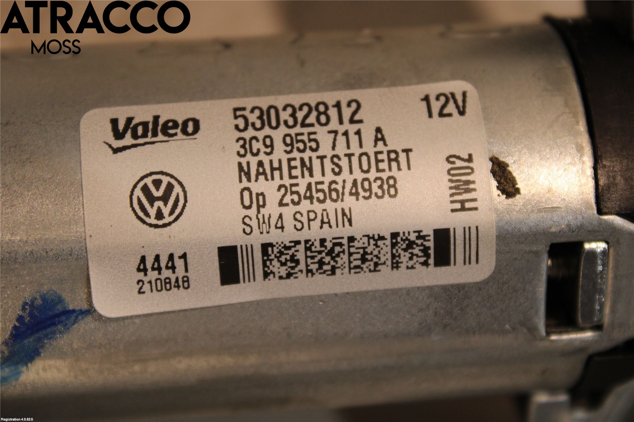 Volkswagen VW PASSAT 11-14 Viskermotor Bakluke