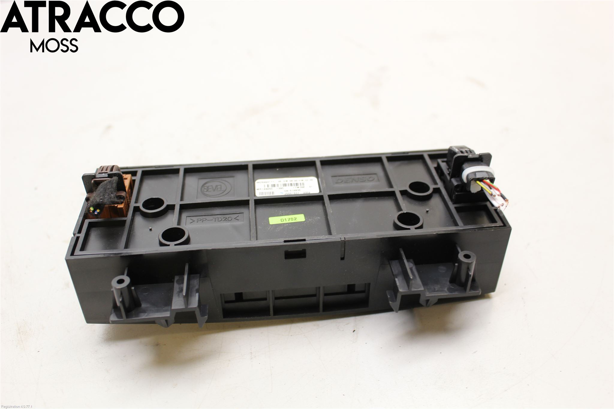 Peugeot PARTNER 16-18 Varme Ac Betjening-Display