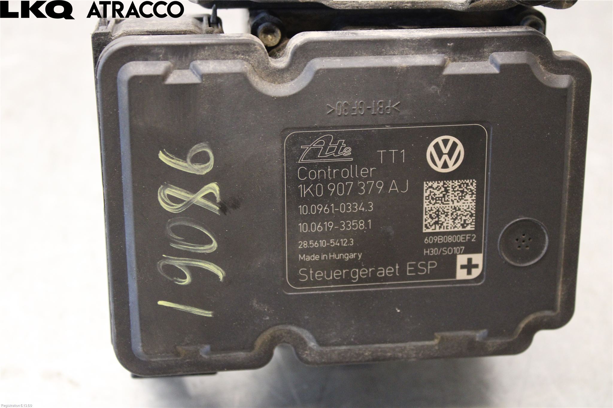 Volkswagen VW GOLF VI 09-13 Abs Hydraulikkaggregat