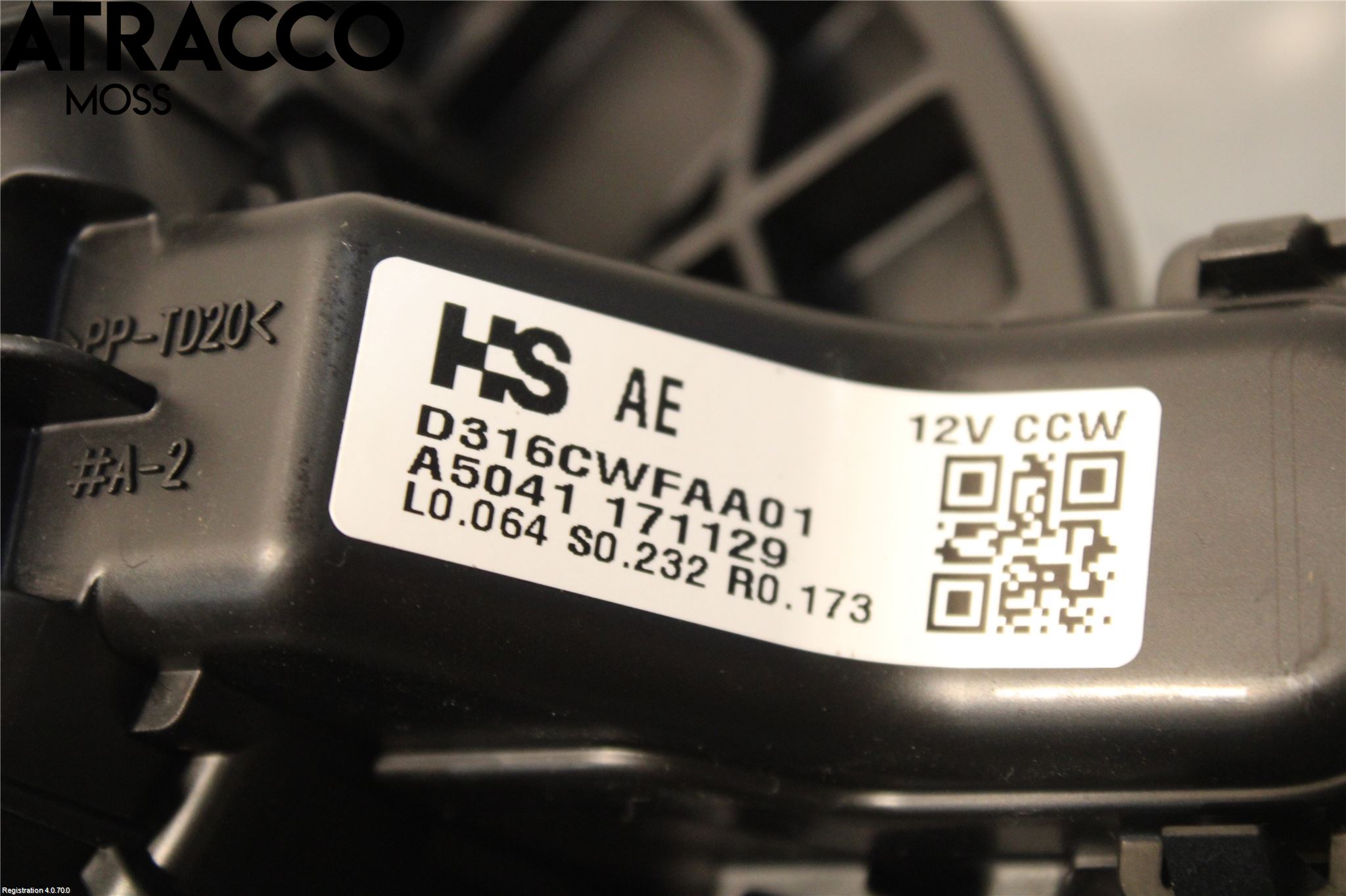 Kia NIRO (DE) 17-22 Varme Ac Varmeapparatvifte