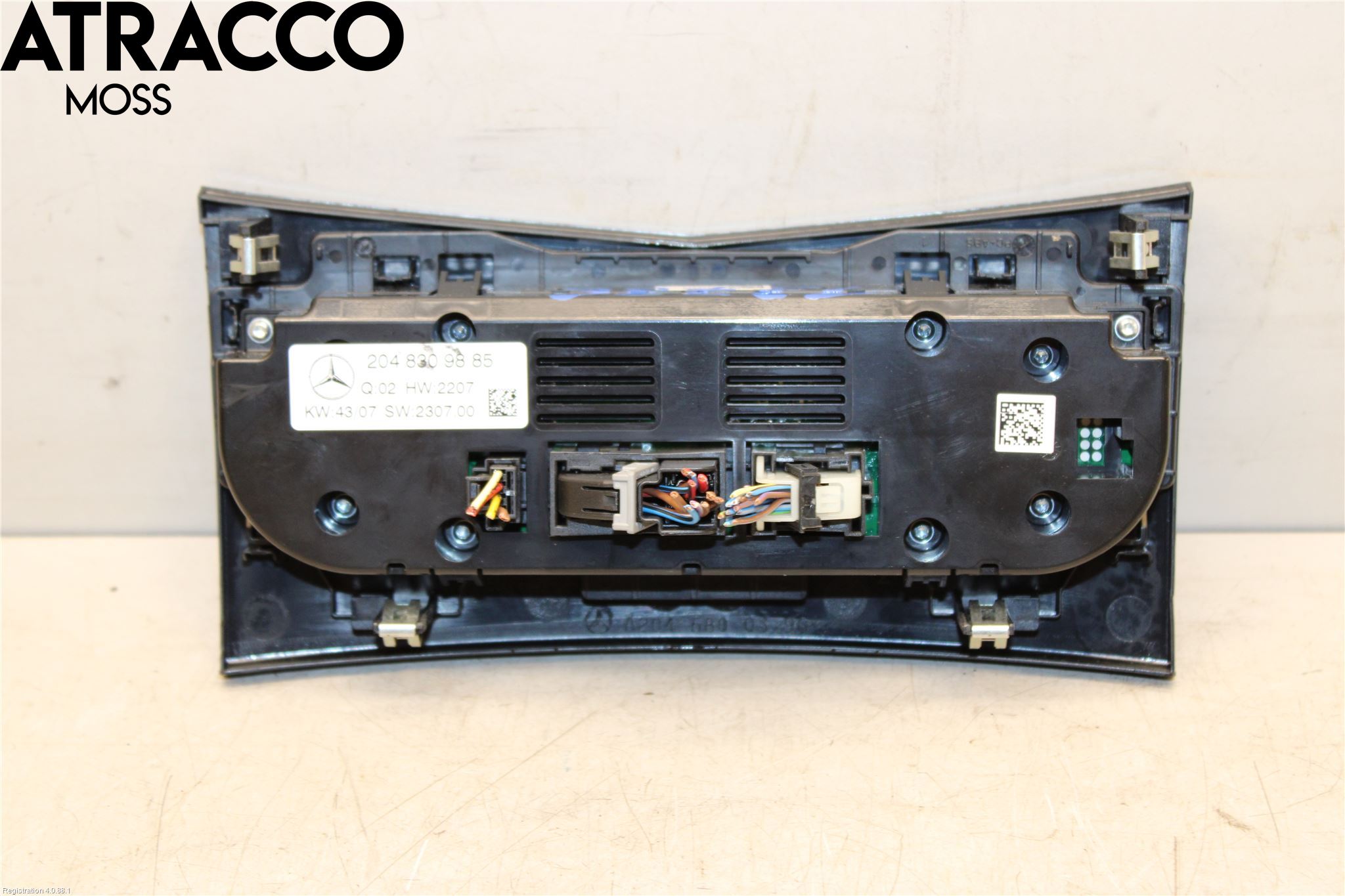 Mercedes-Benz MB C-KLASS (W204) 07-15 Varme Ac Betjening-Display