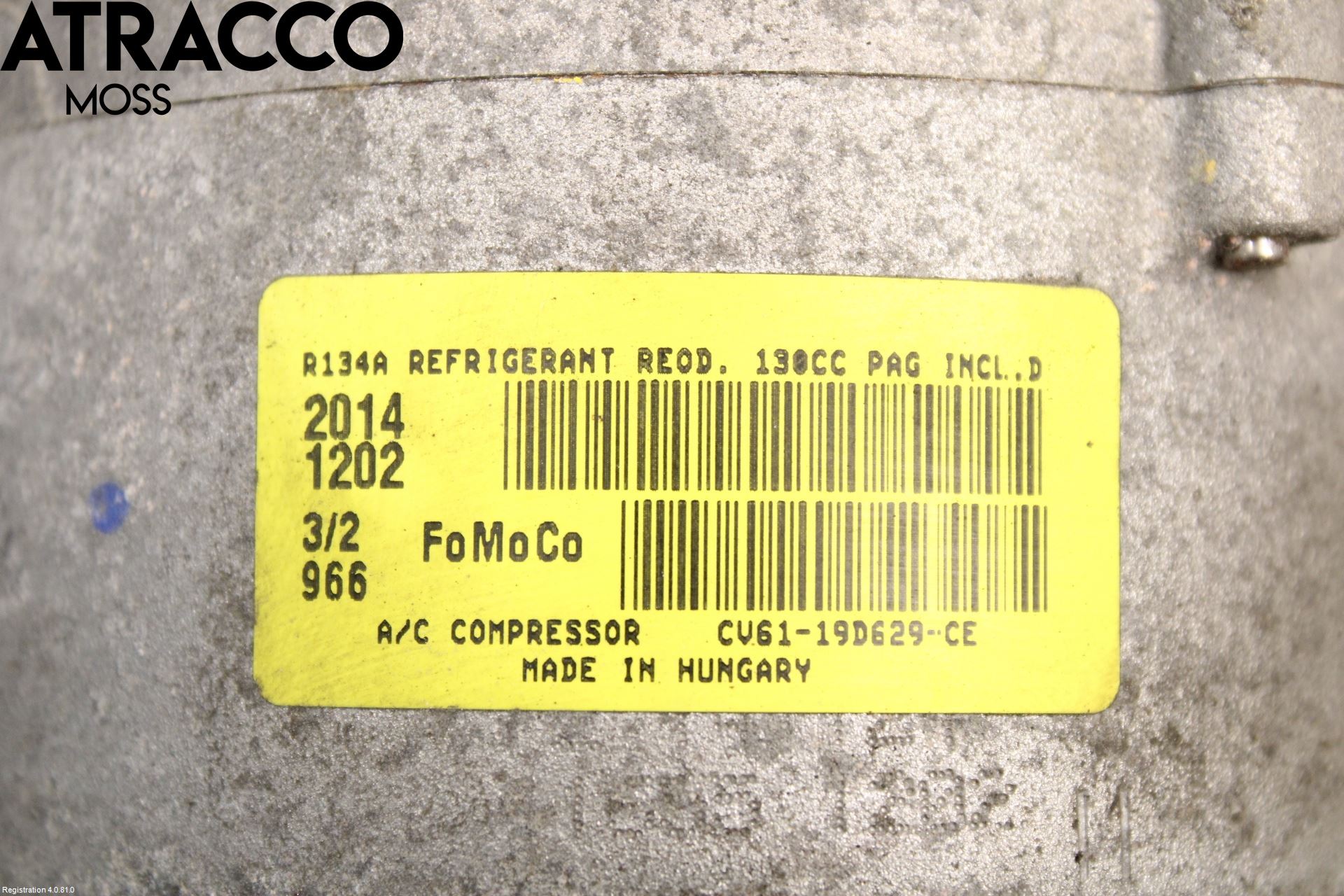 Ford TRANSIT/TOURNEO CONNECT 13-22 Varme Ac Kompressor