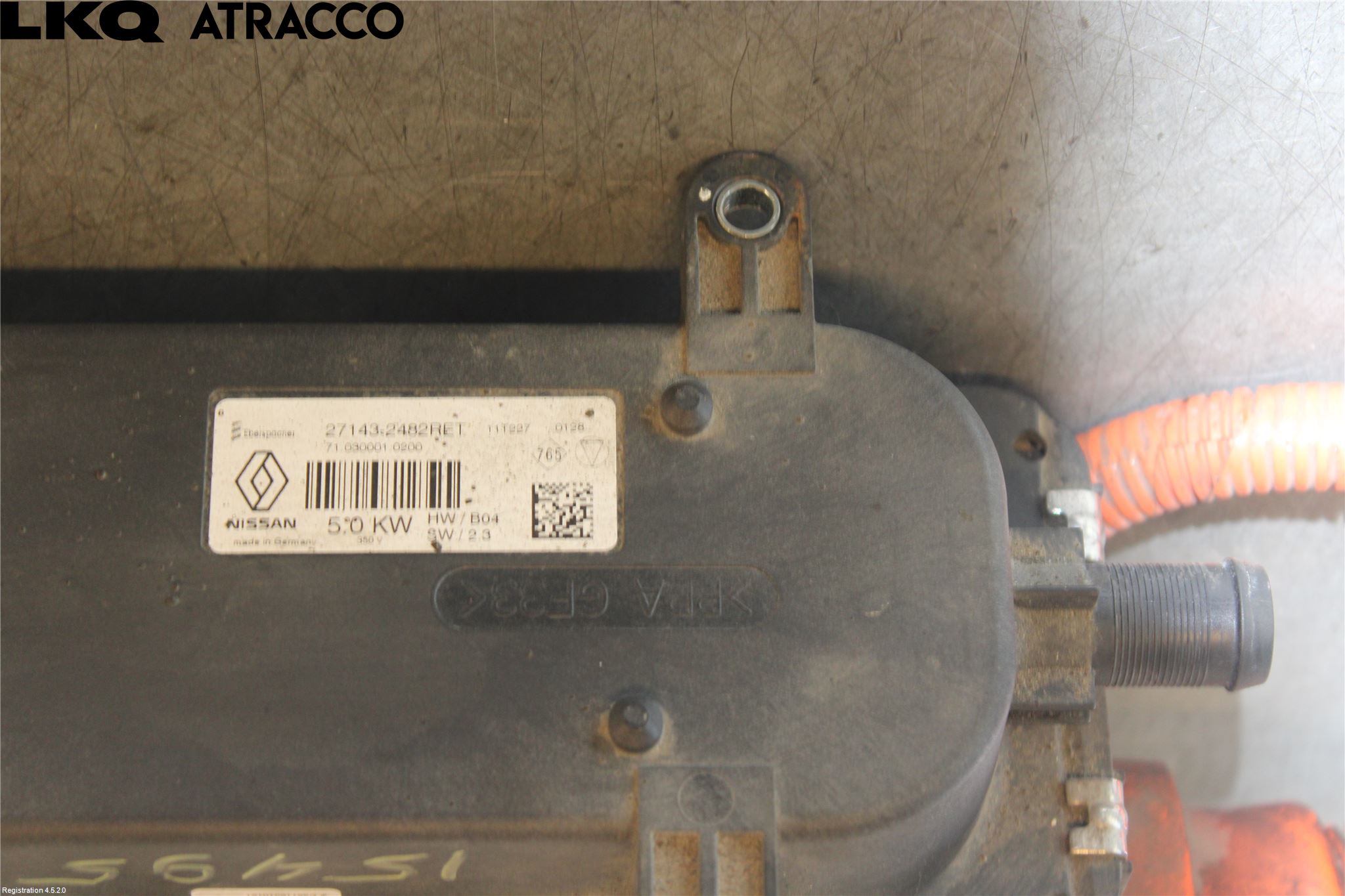 Nissan LEAF 11-17 Varmeapparat Register Med Ac