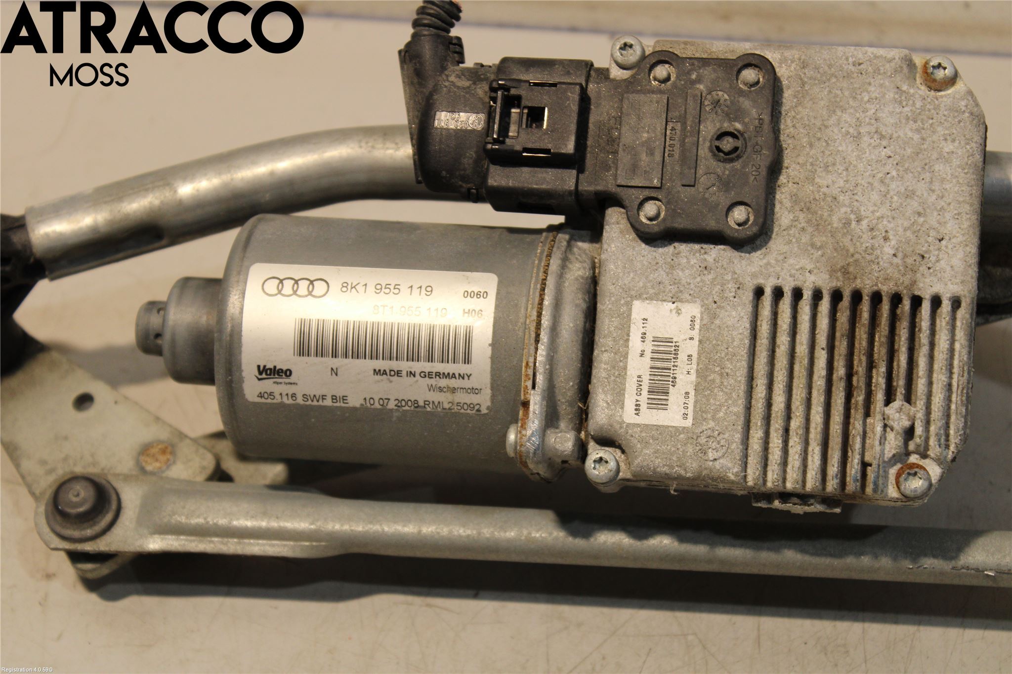 Audi A4/S4 08-11 Viskermotor Frontrute